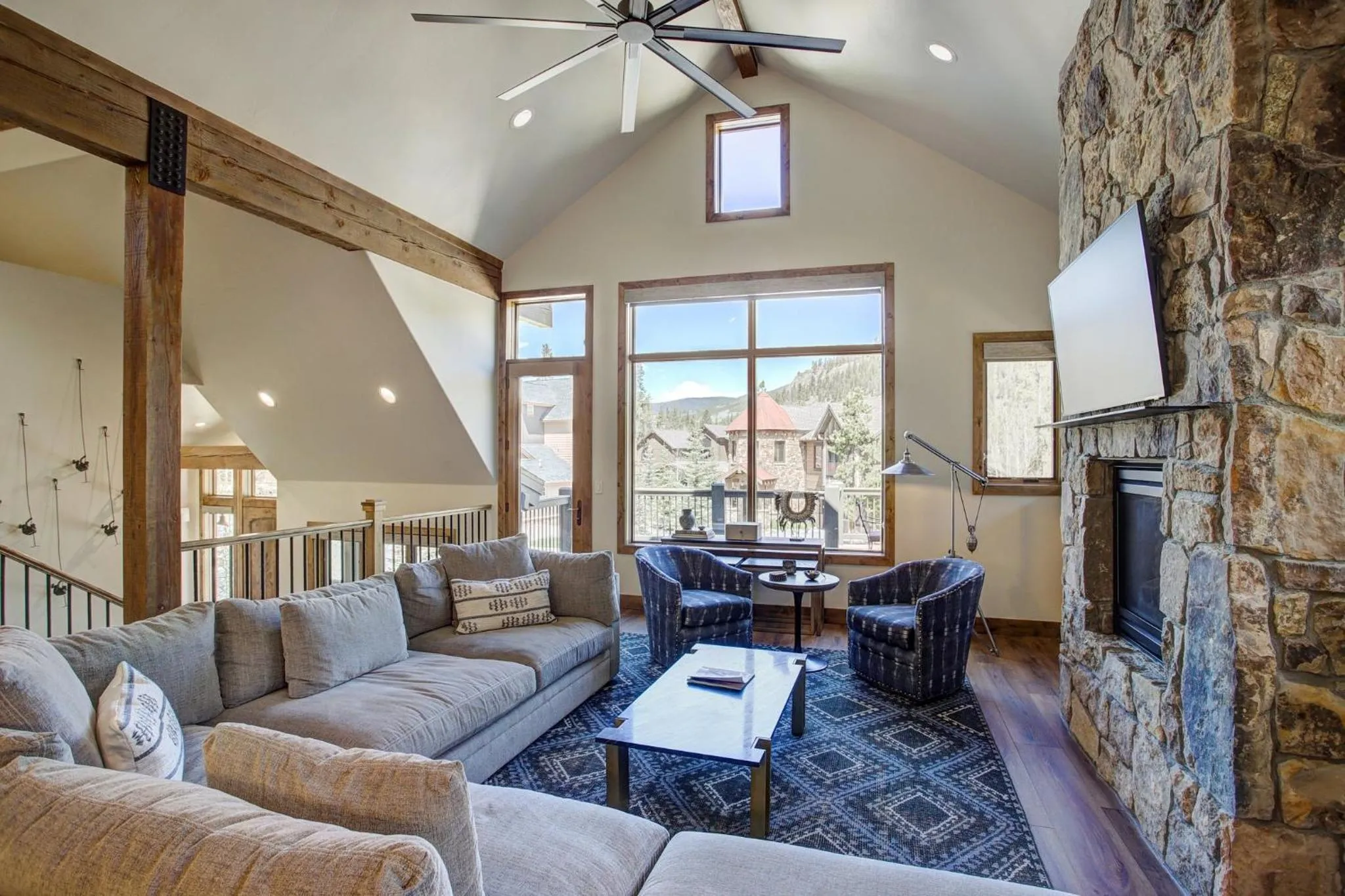 Living room in Keystone Private Homes by Vail Resorts