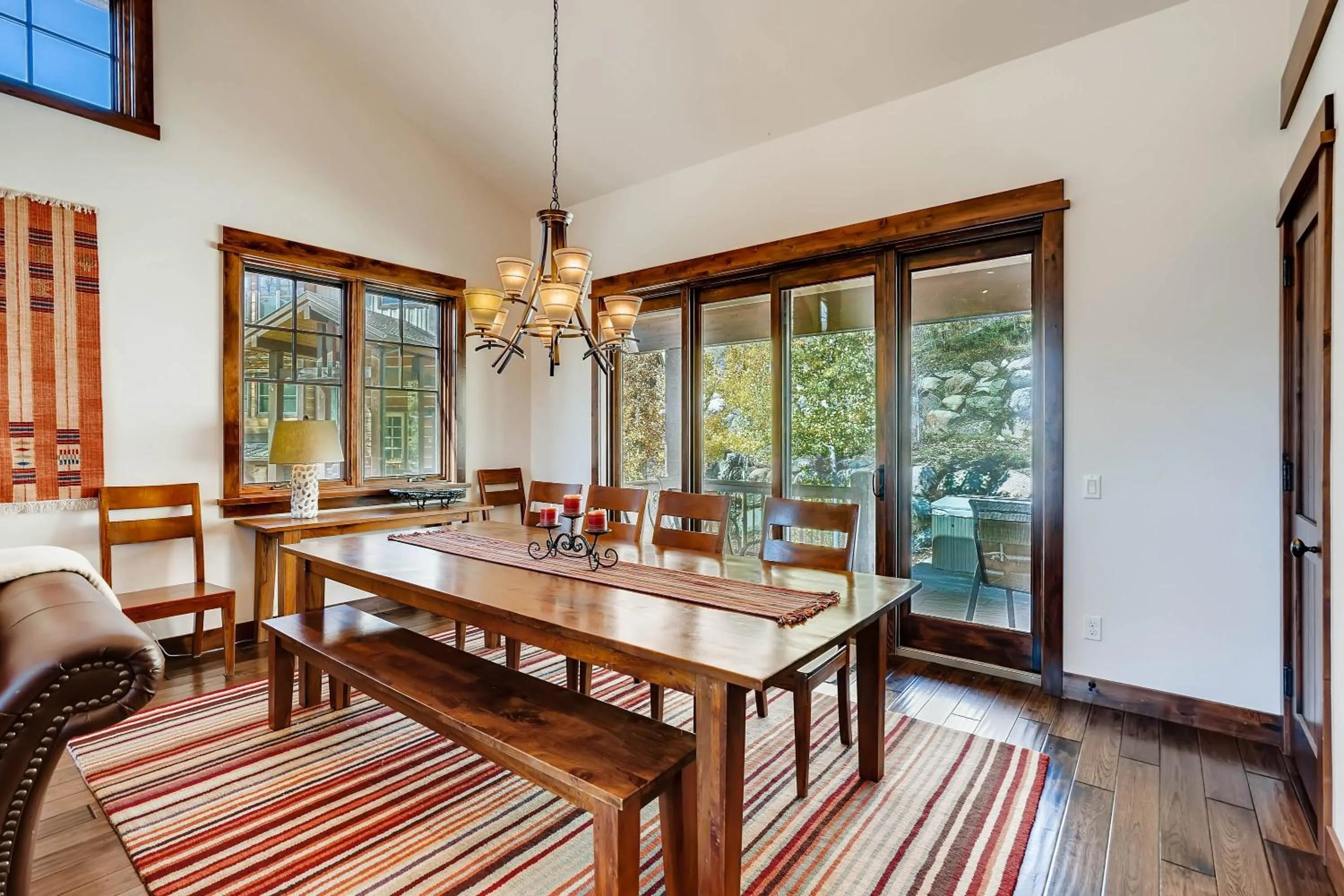 Dining area in Keystone Private Homes by Vail Resorts