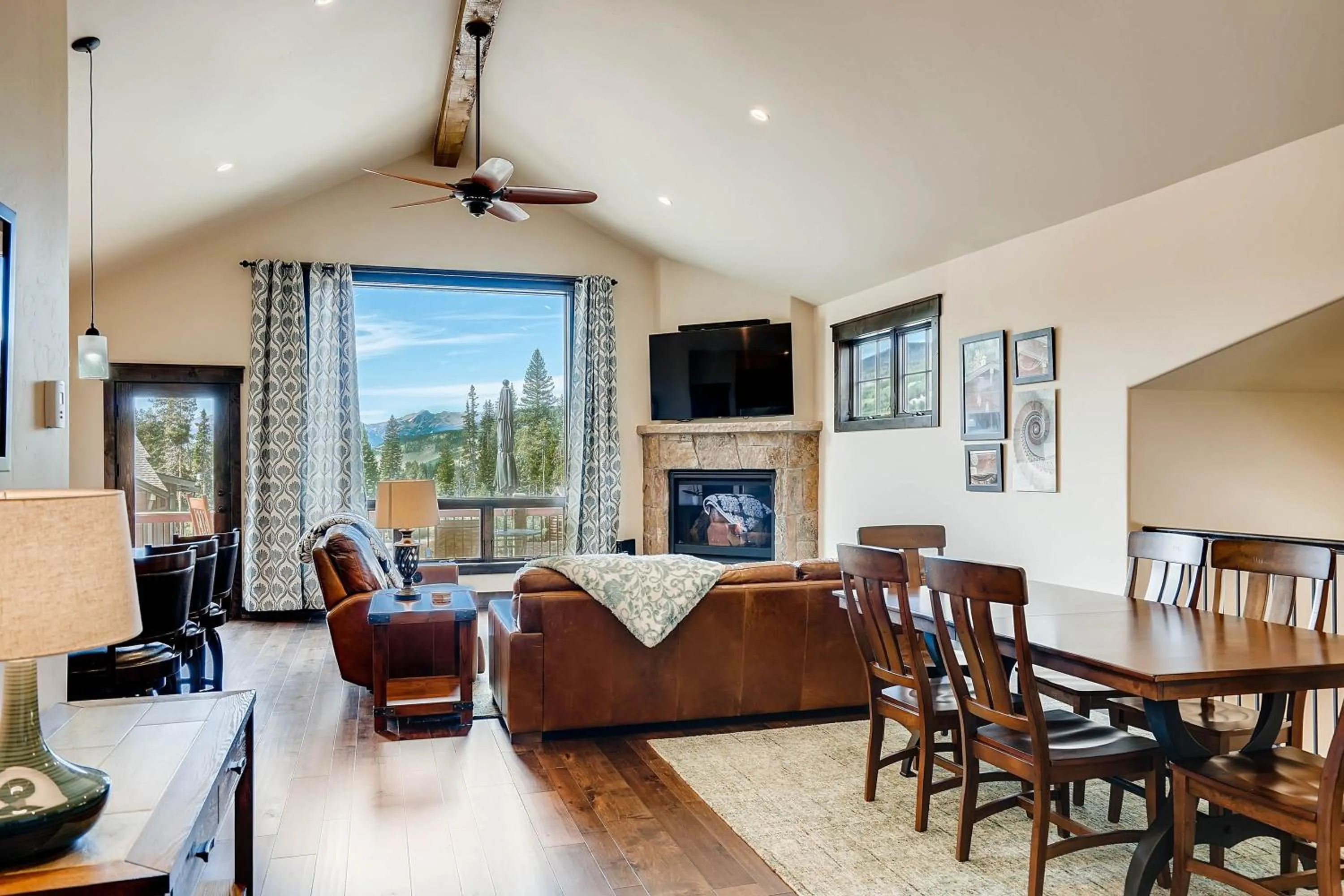 Living room in Keystone Private Homes by Vail Resorts