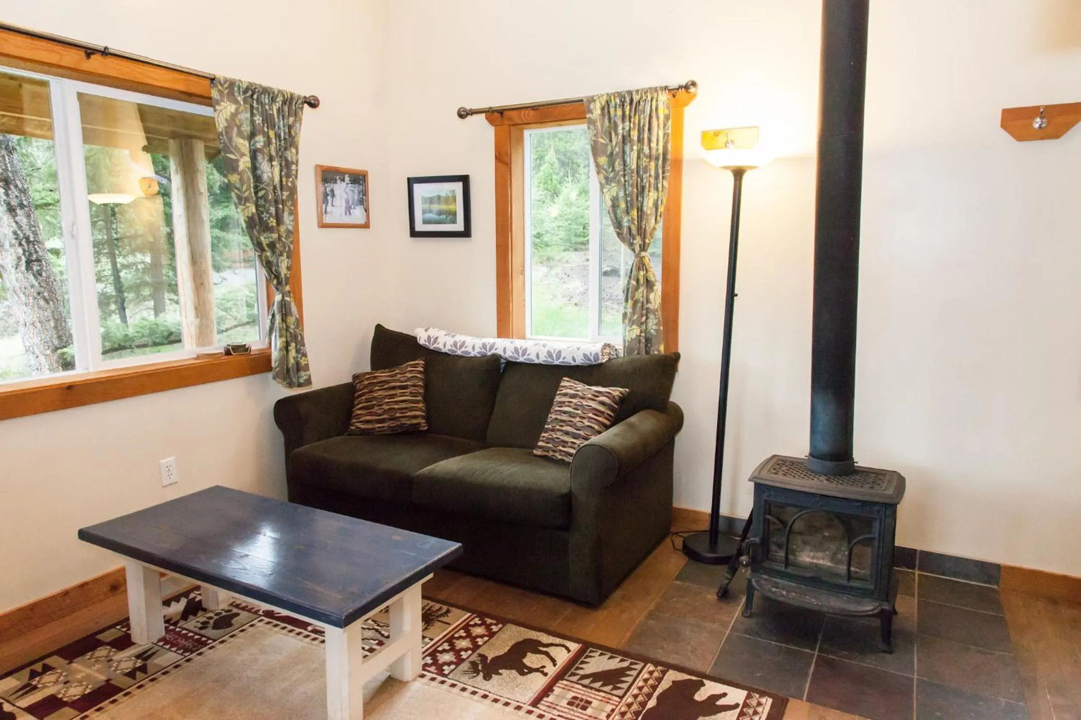 Seating area in Homestake Lodge