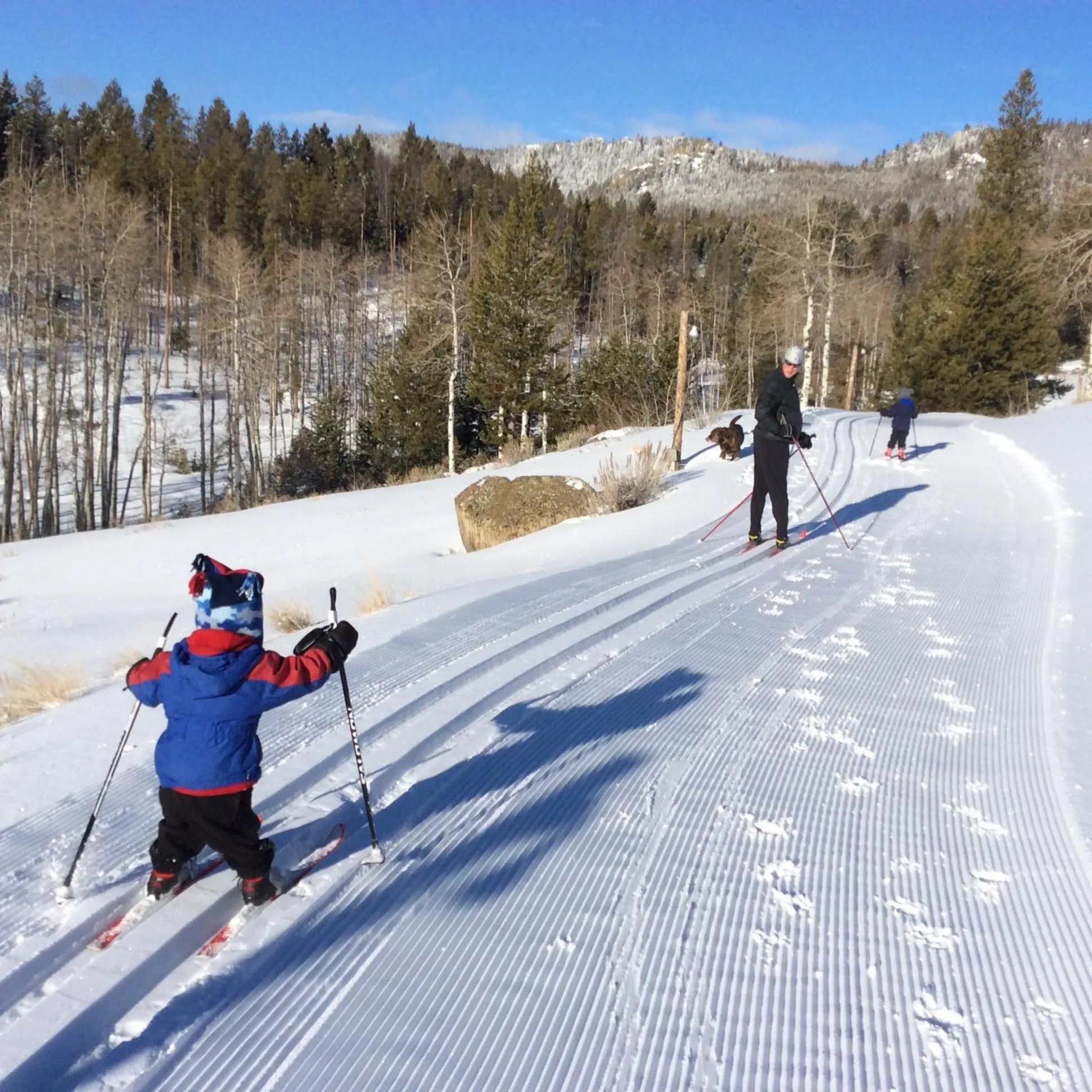 Skiing in Homestake Lodge