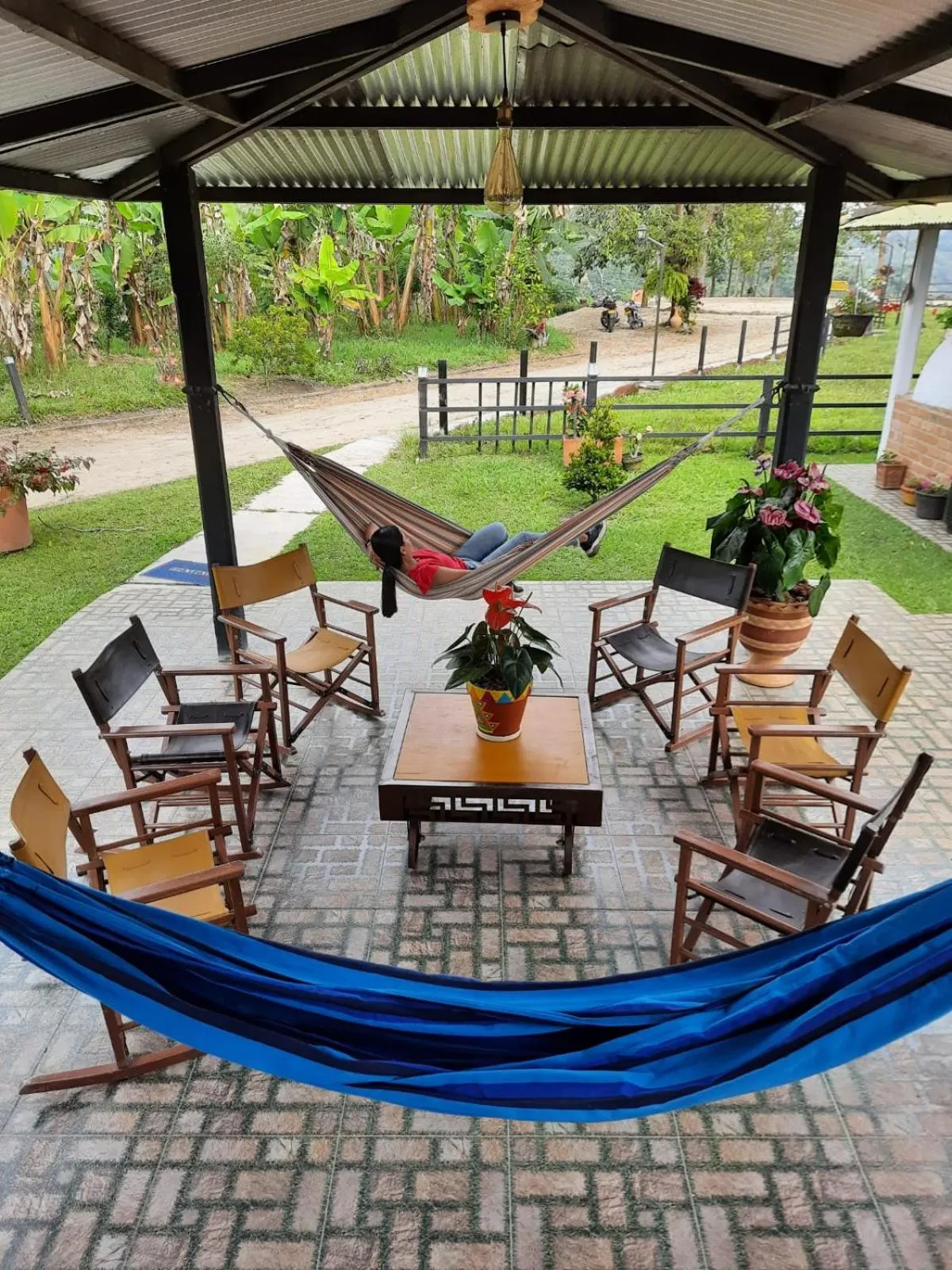 Living room in Hotel Campestre El Triunfo