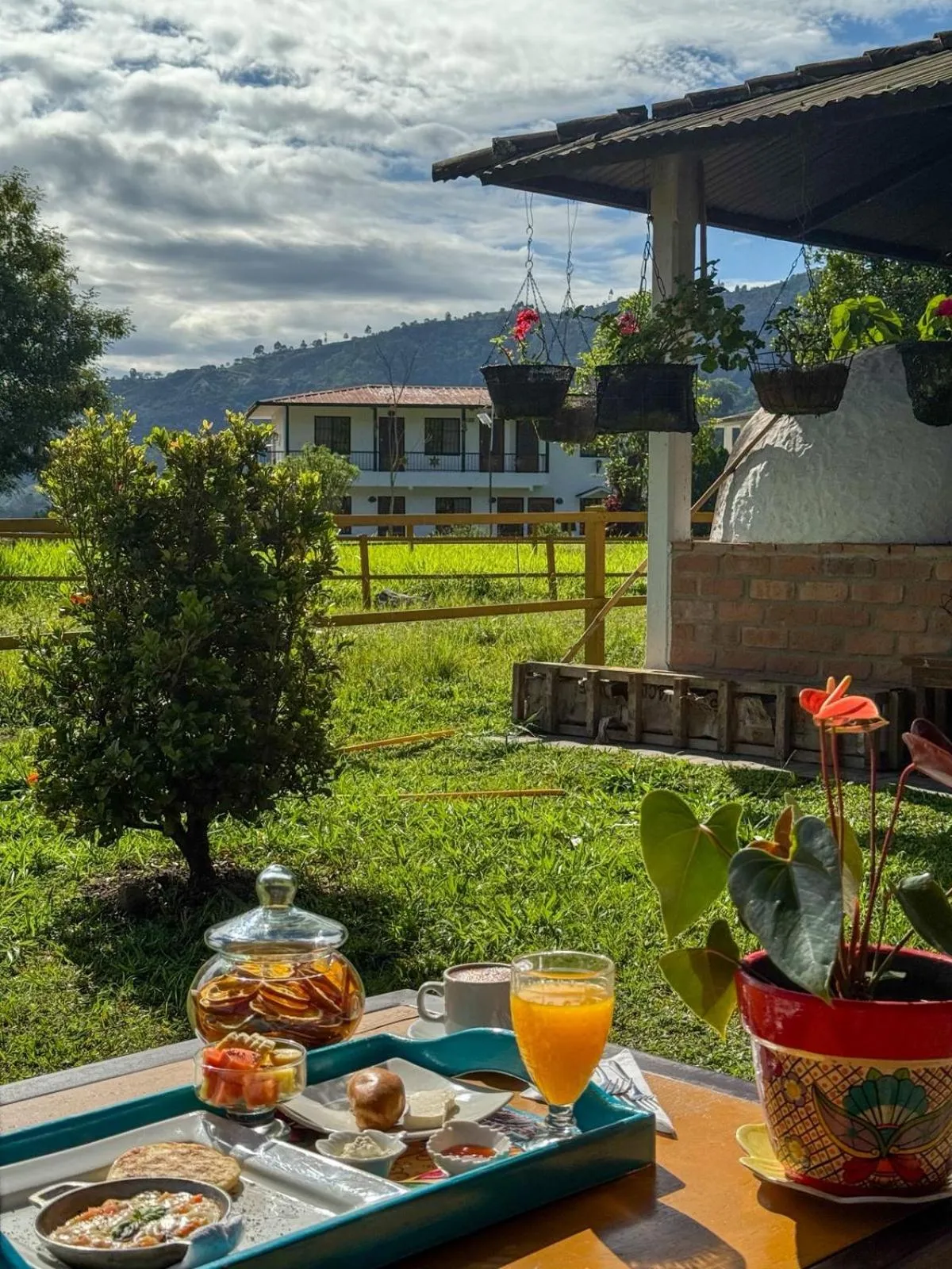 Breakfast in Hotel Campestre El Triunfo