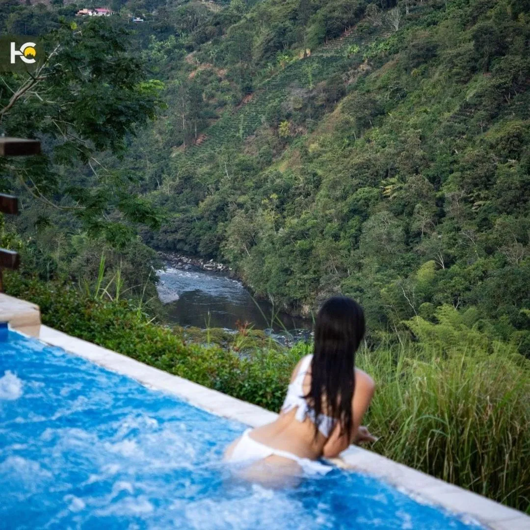 Mountain view in Hotel Campestre El Triunfo