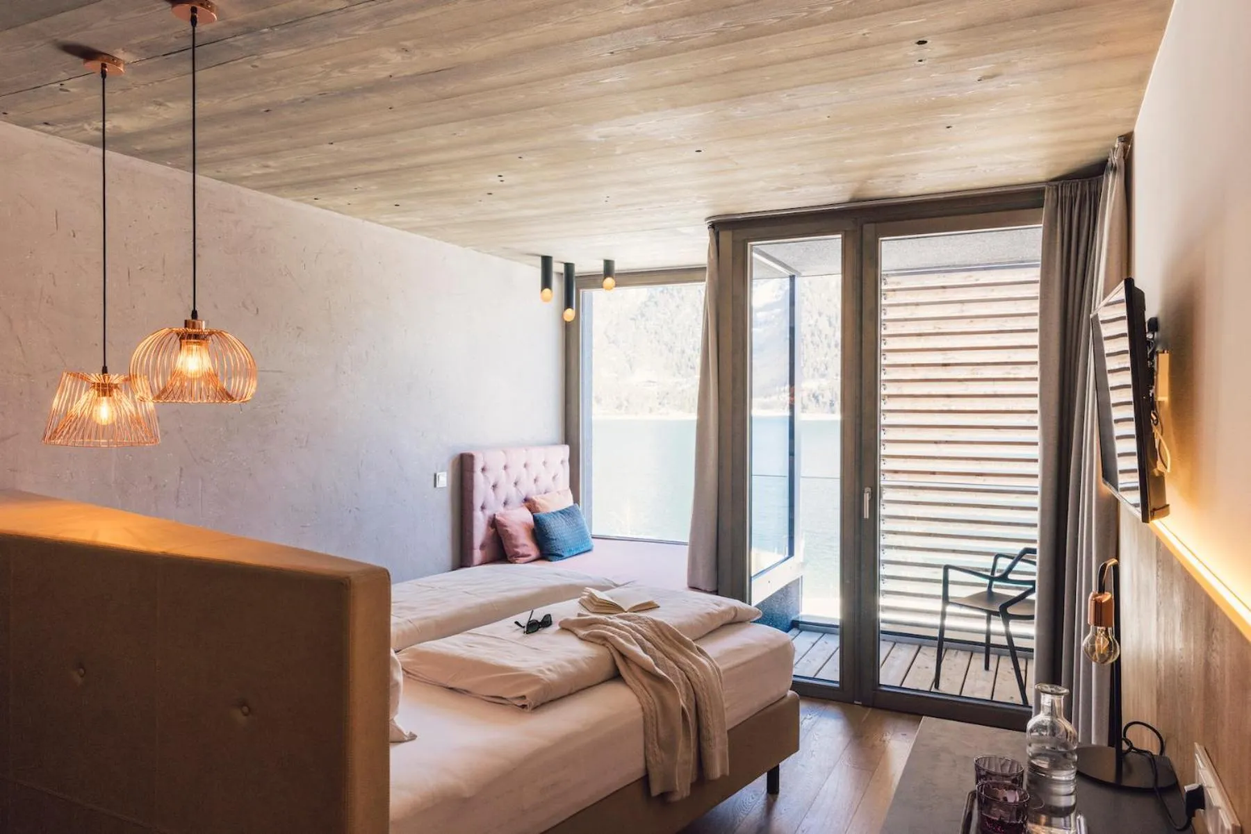 Bed in Seehotel Einwaller - adults only