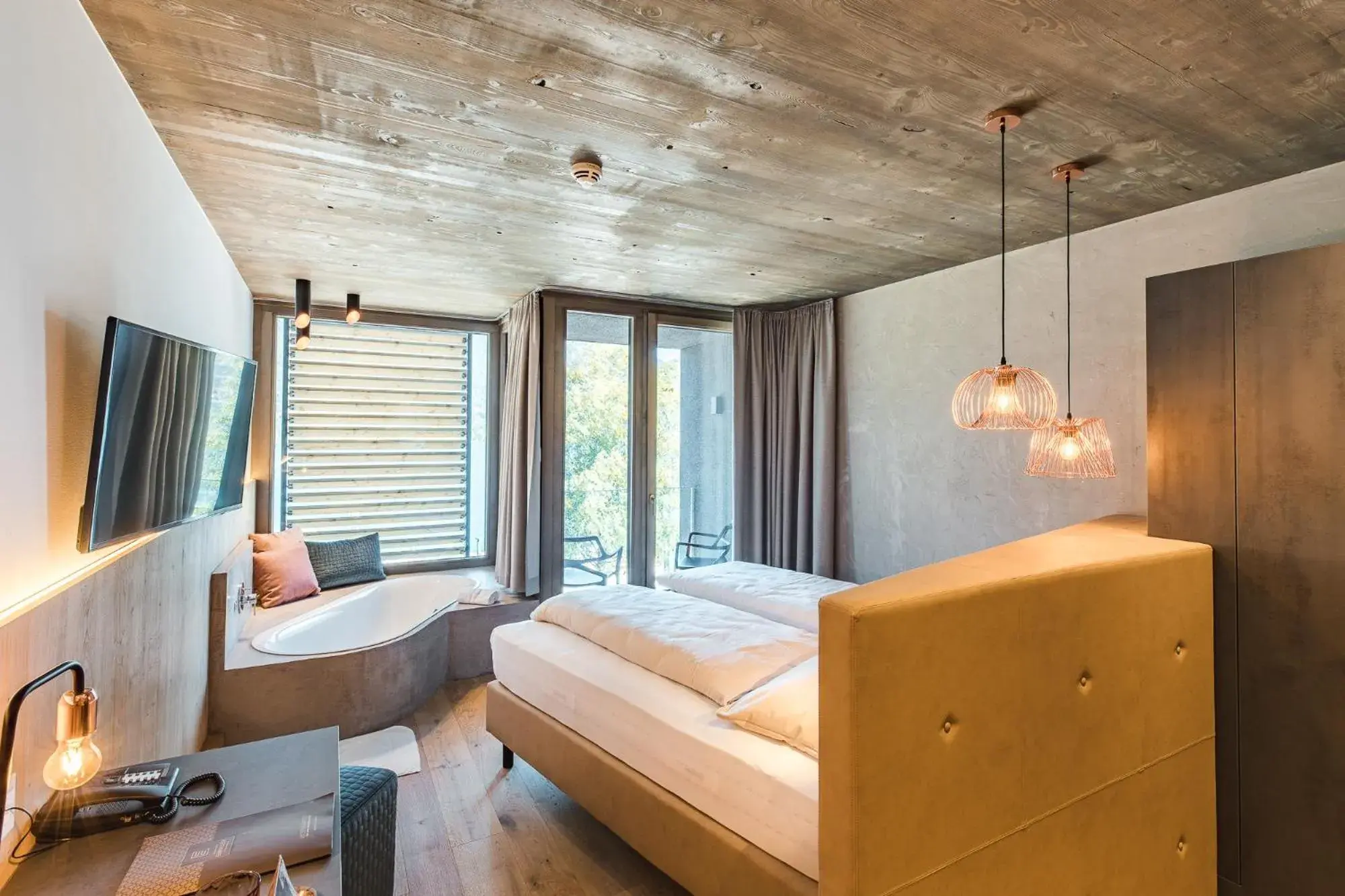 Superior Double Room with Panoramic View in Seehotel Einwaller - adults only Superior Double Room with Panoramic View in Seehotel Einwaller - adults only