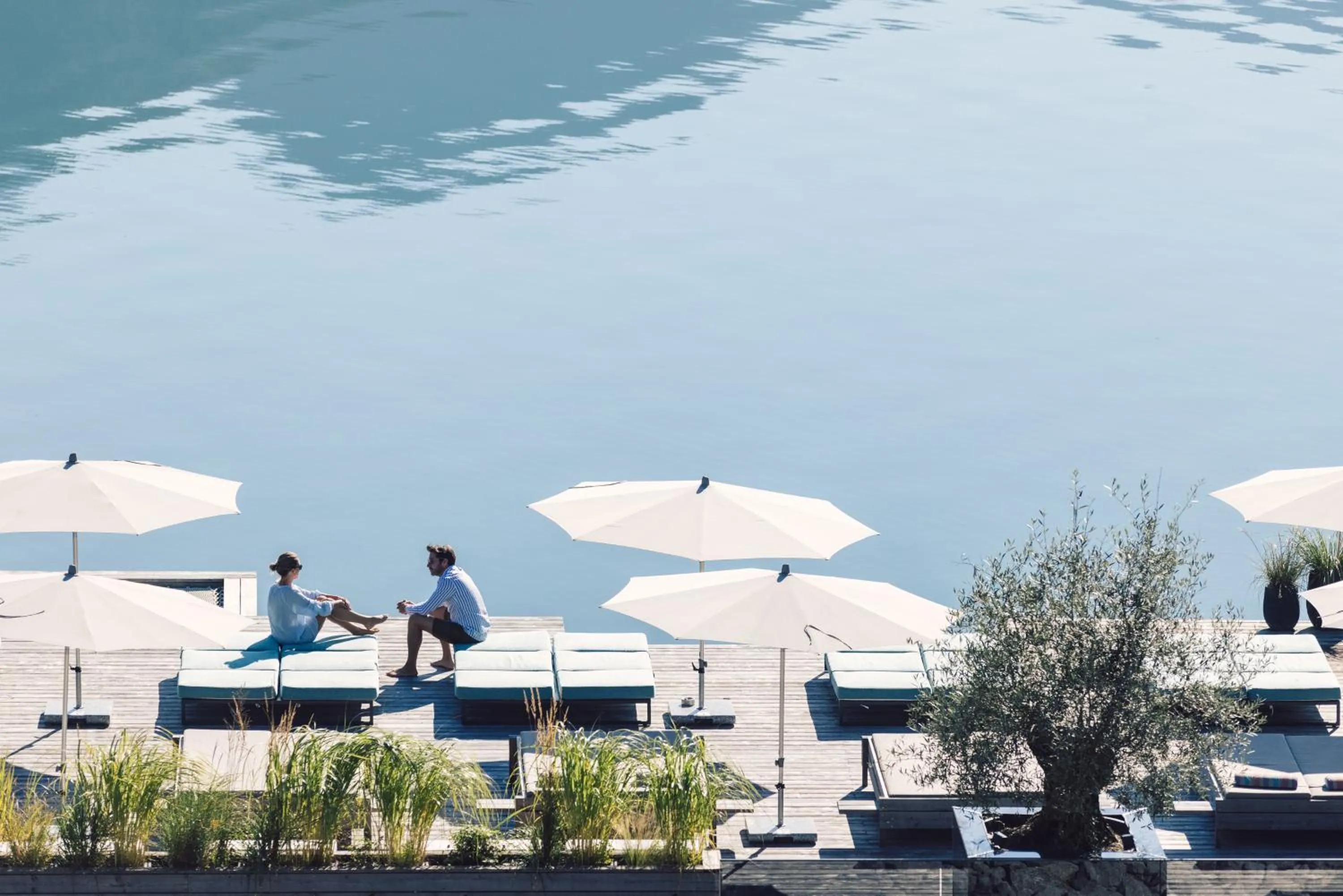 Lake view in Seehotel Einwaller - adults only