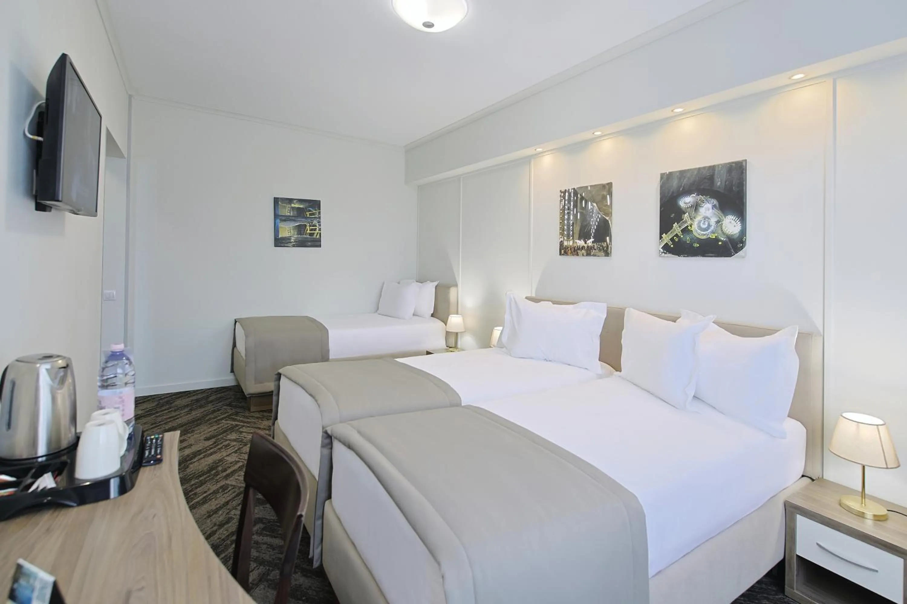 Bed in Potaissa Hotel