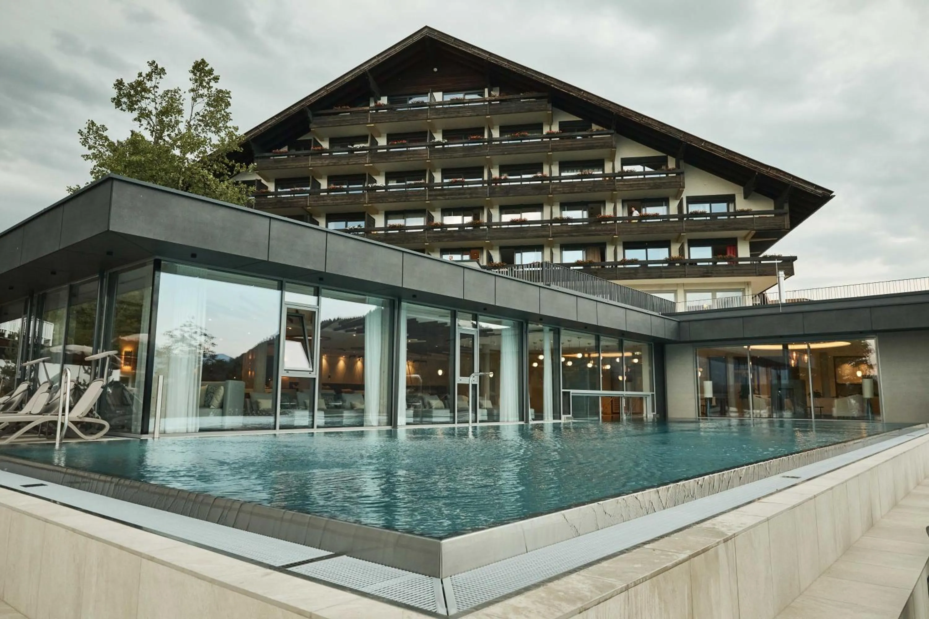Swimming pool in Hotel Karnerhof
