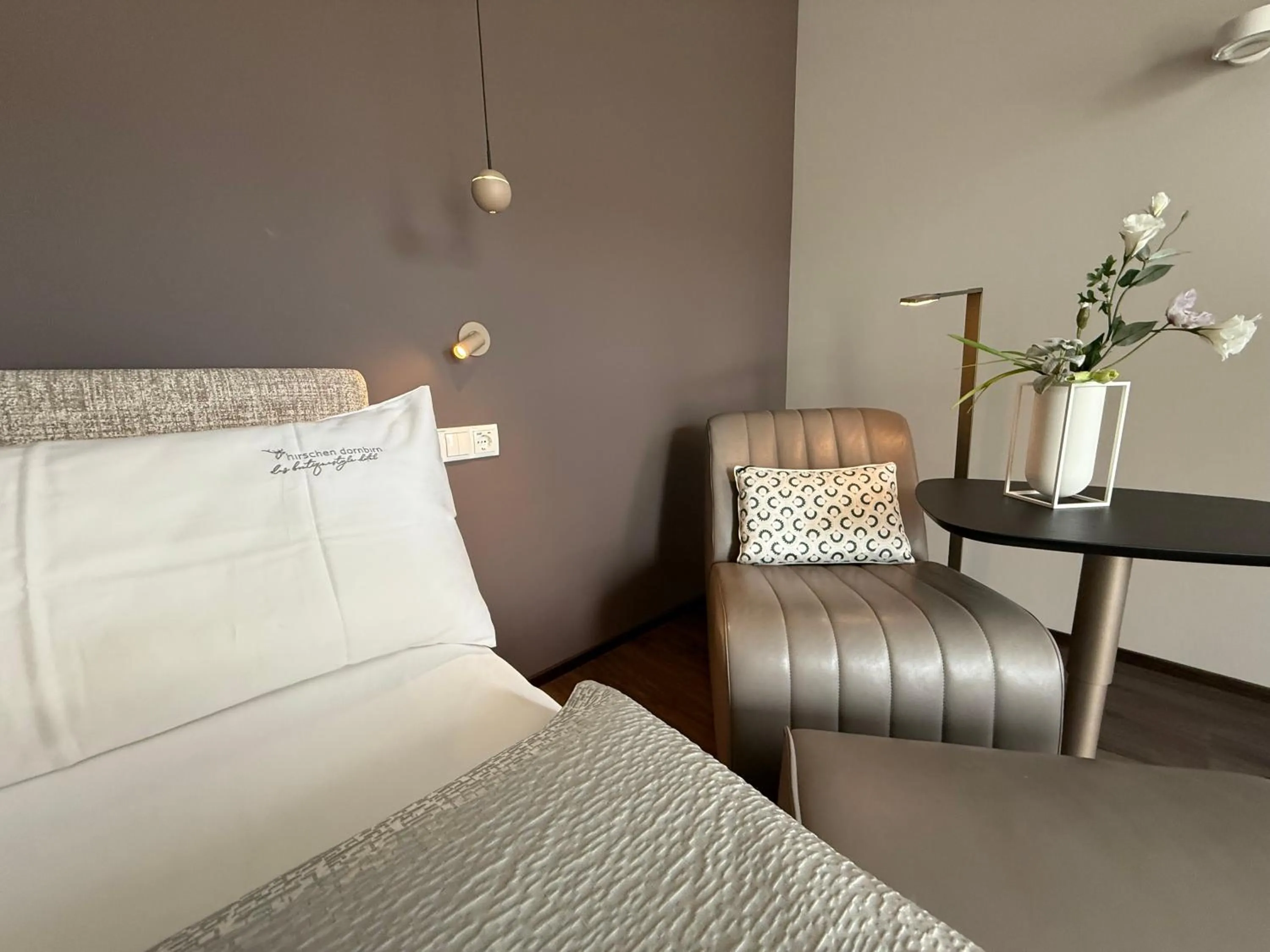 Photo of the whole room, Bed in hirschen dornbirn - das boutiquestyle hotel - skyrelax & wellness im rooftop