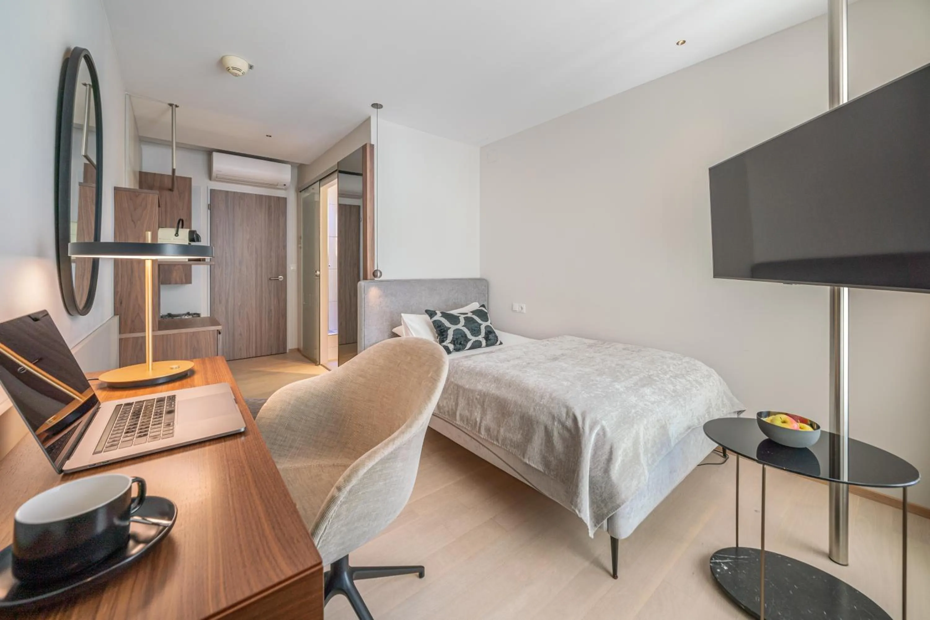 Photo of the whole room, Bed in hirschen dornbirn - das boutiquestyle hotel - skyrelax & wellness im rooftop