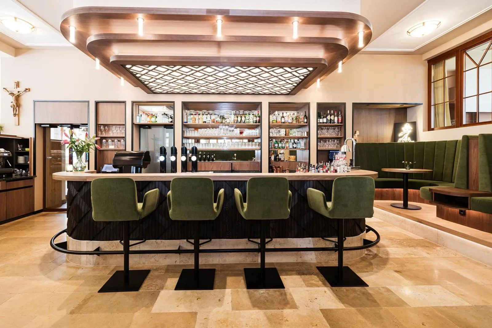 Lounge or bar in Hotel Guggenberger