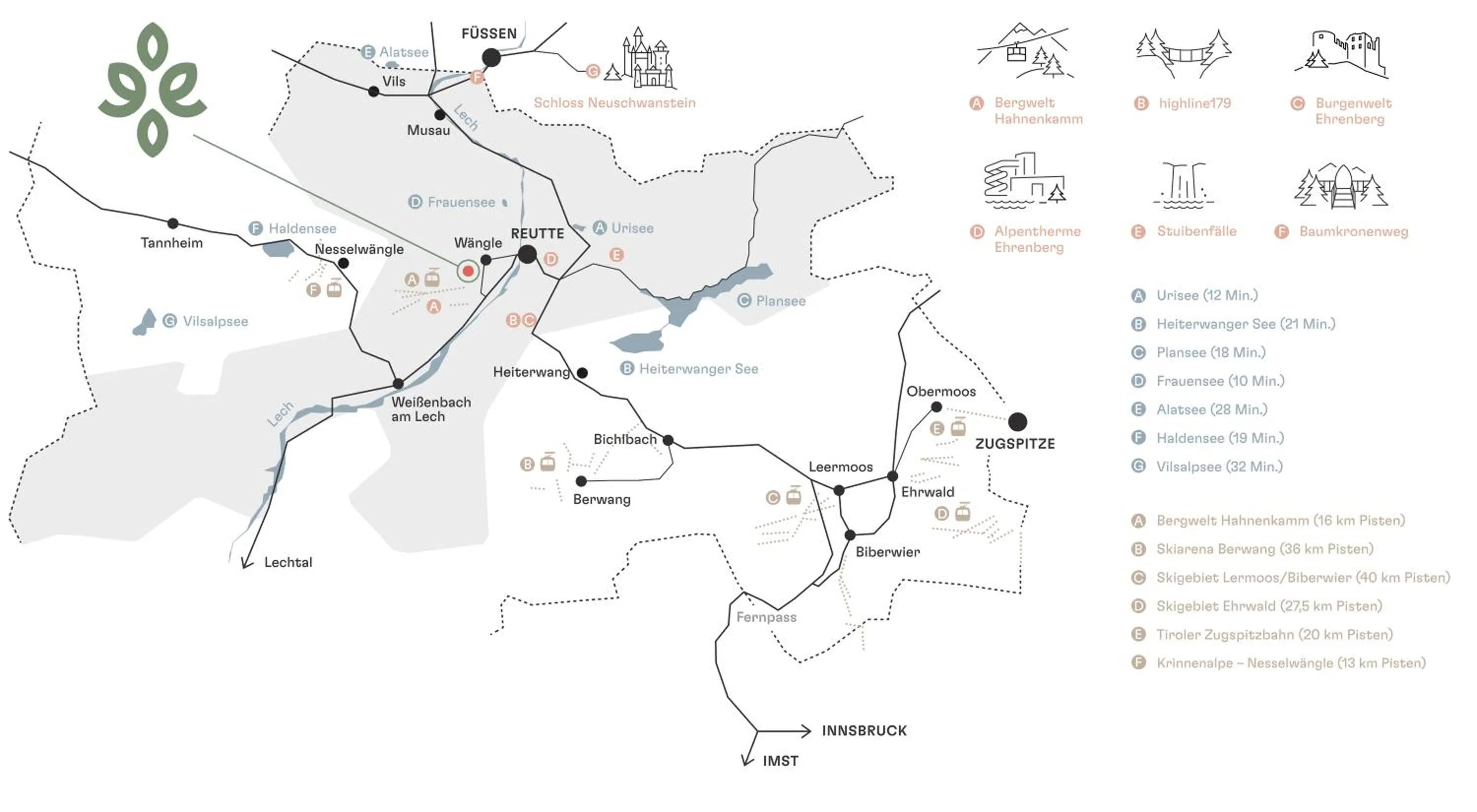 Location in Wellness Aparthotel "Lechlife" incl Pool - 400m zum SKILIFT