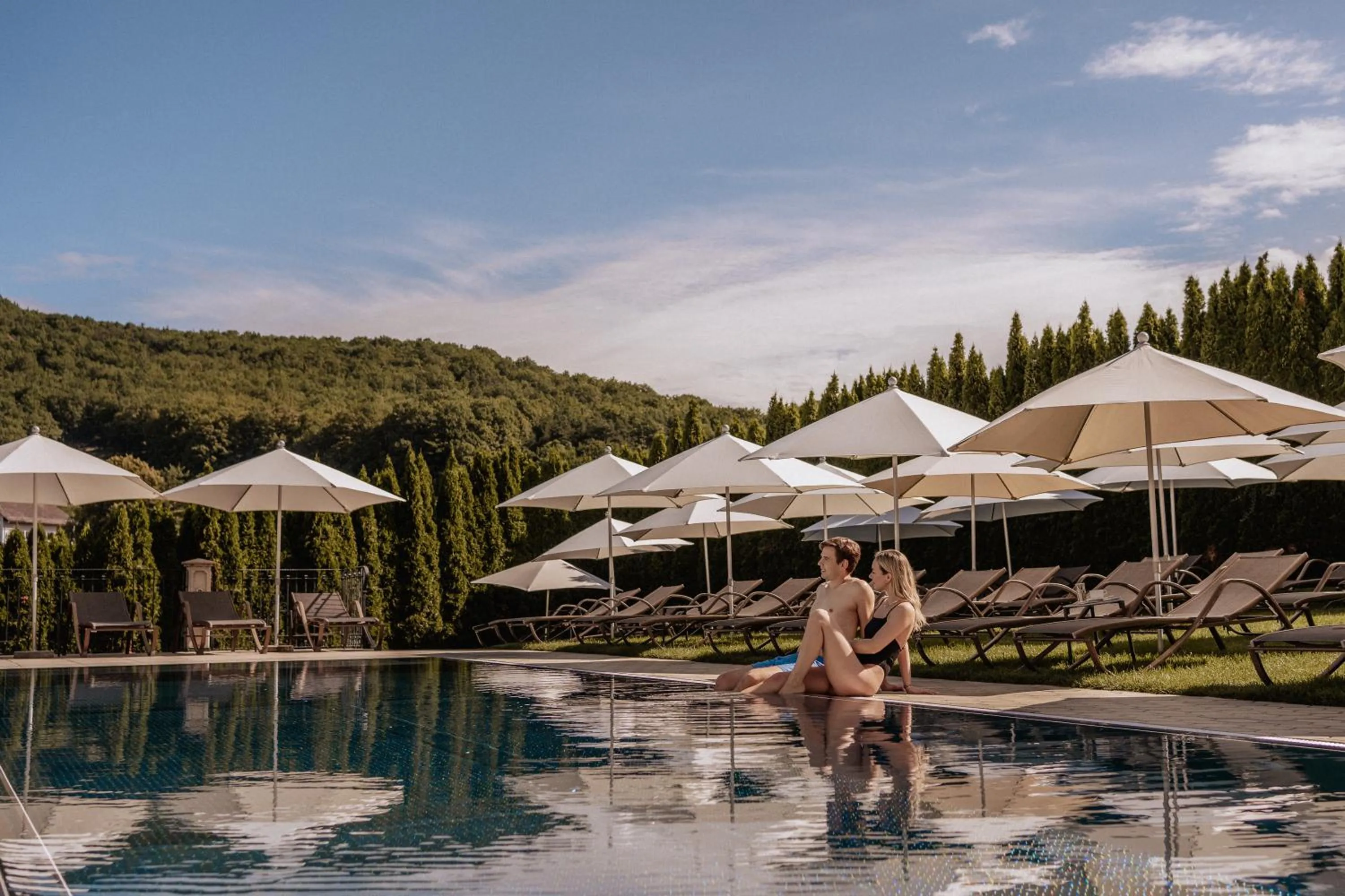 Swimming pool in Schlössl Hotel Kindl