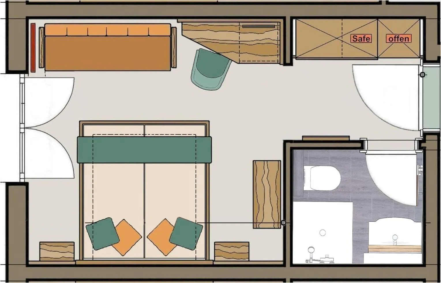 Floor plan in Hotel Glocknerhof