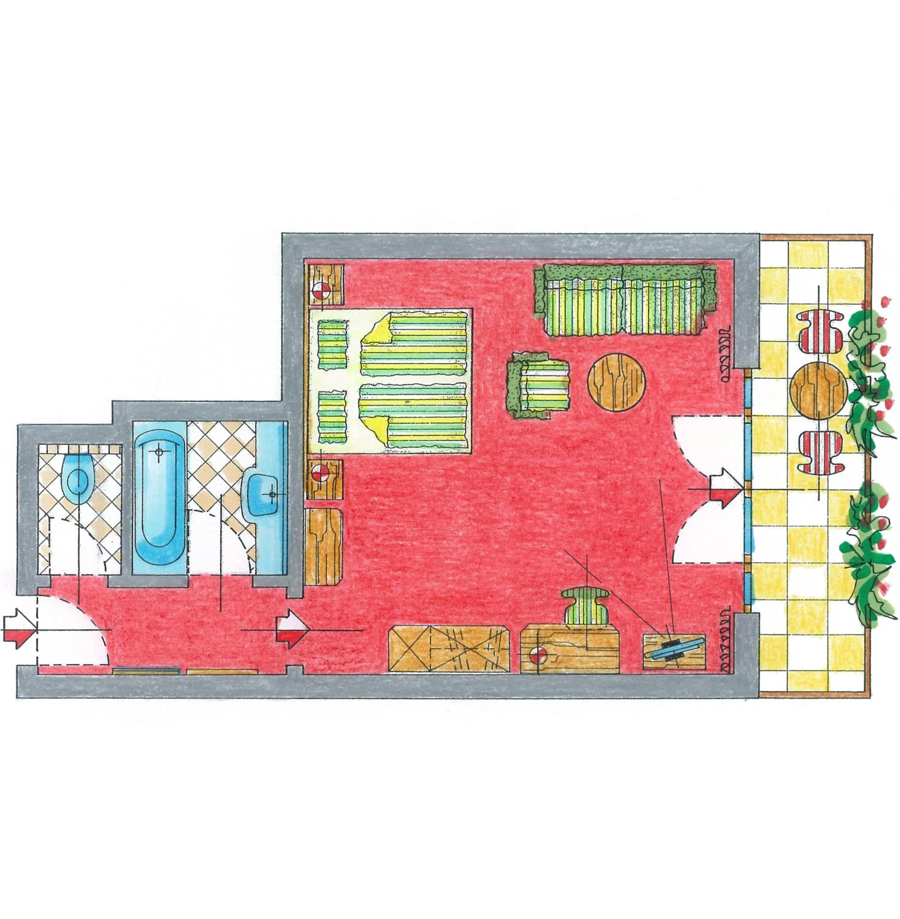 Floor plan in Hotel Glocknerhof