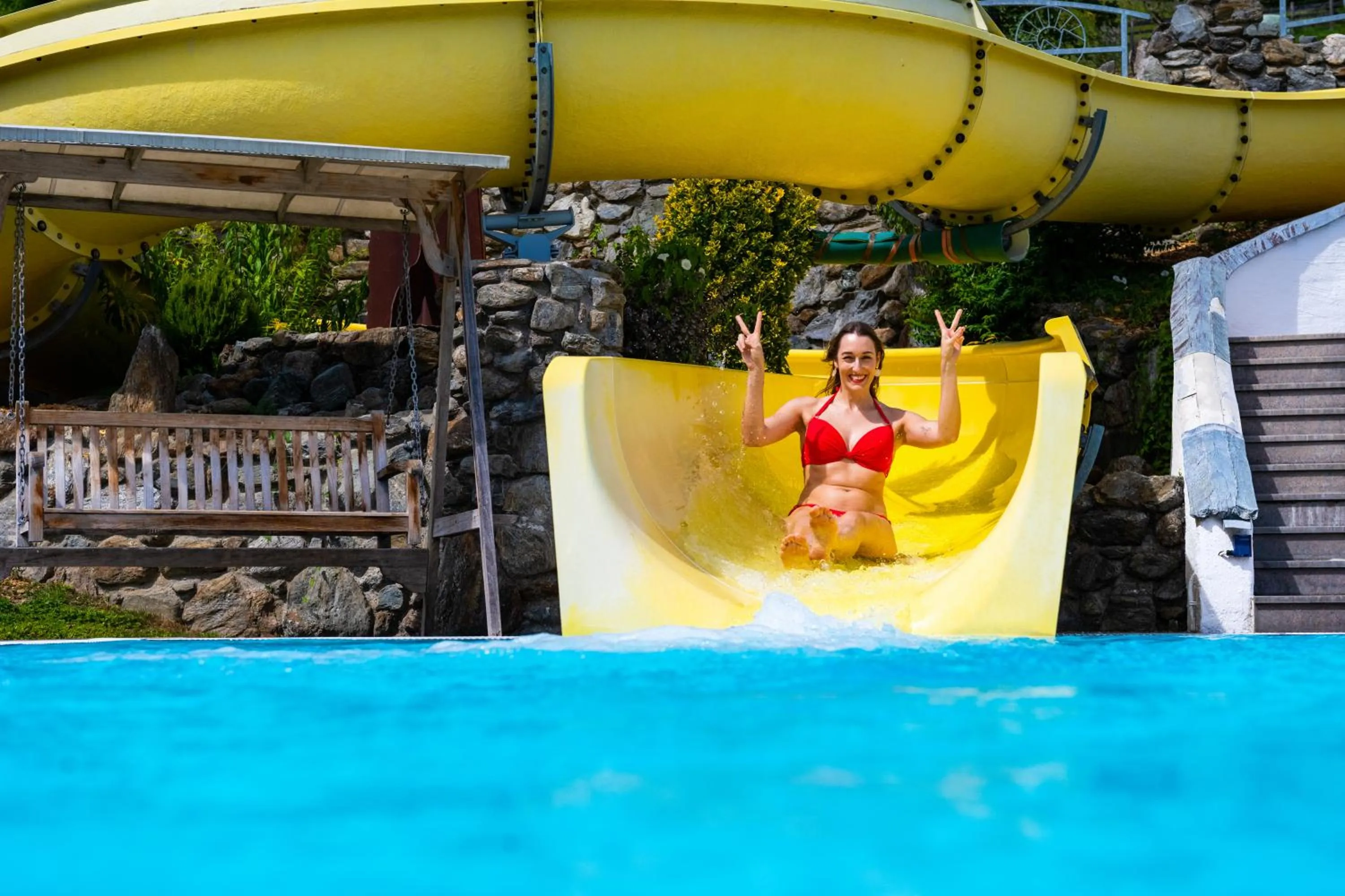 Swimming pool in Hotel Glocknerhof