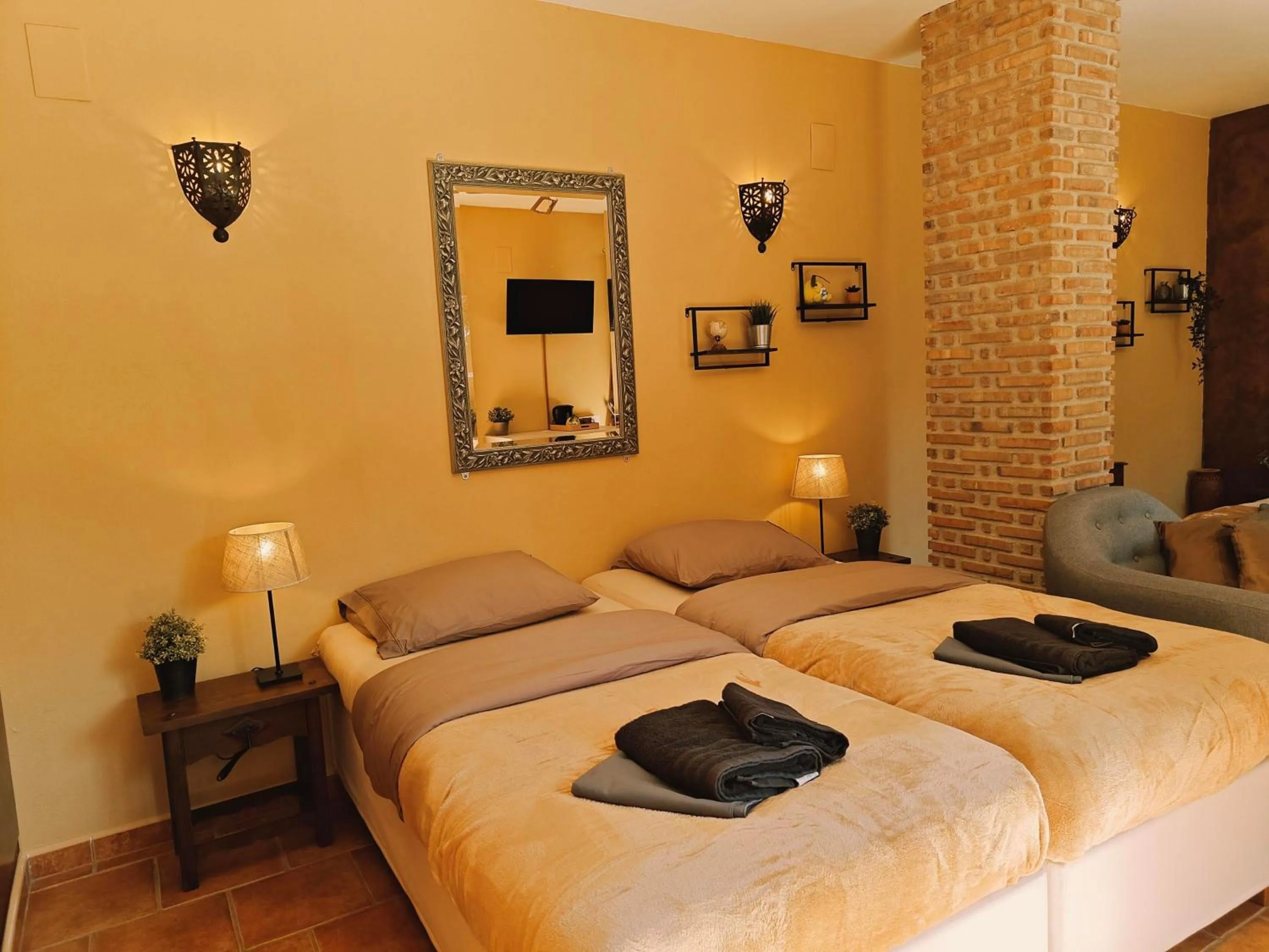 Business facilities, Bed in Finca Oliva
