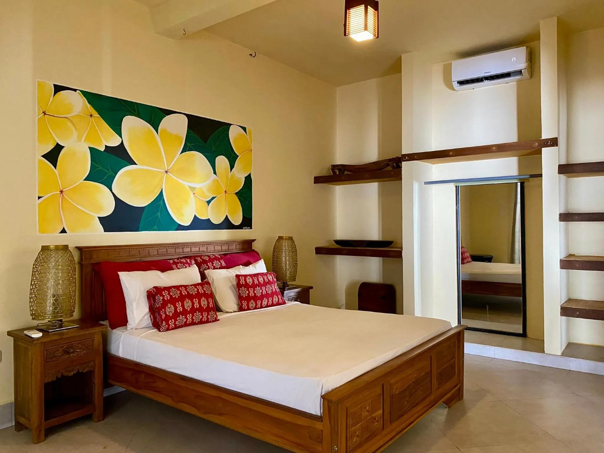 Bedroom, Bed in Trawangan Nirvana