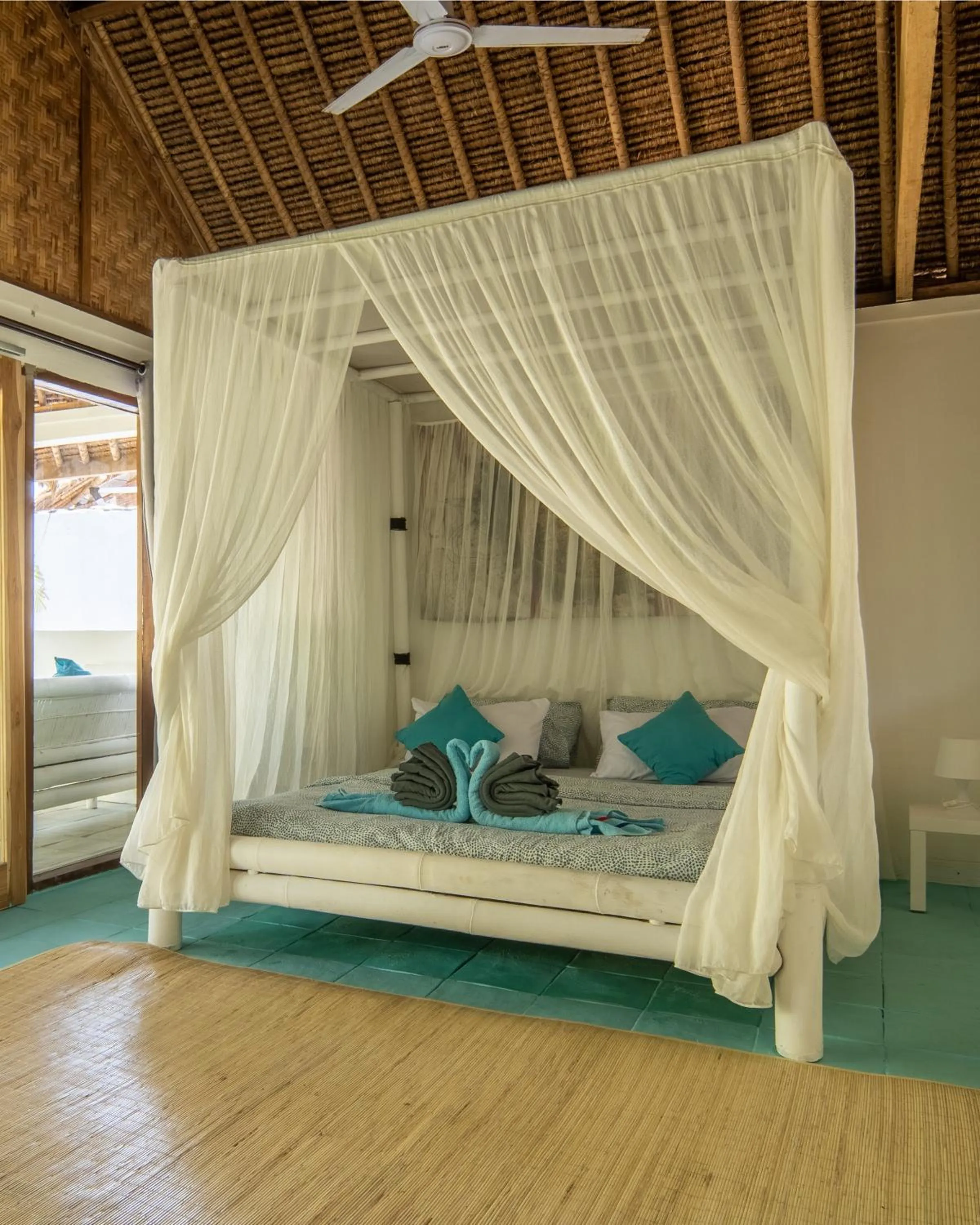 Bed in Tiki Boutique Hotel Spa Lombok