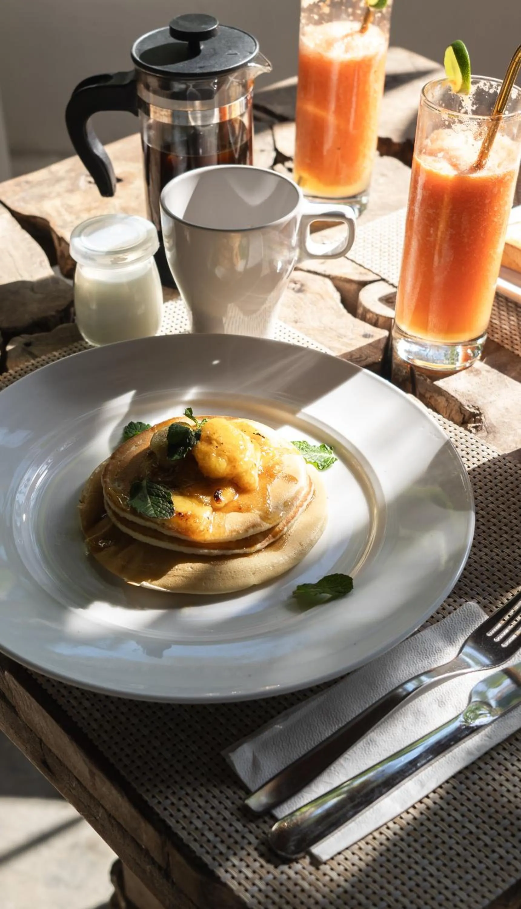 Breakfast in Tiki Boutique Hotel Spa Lombok