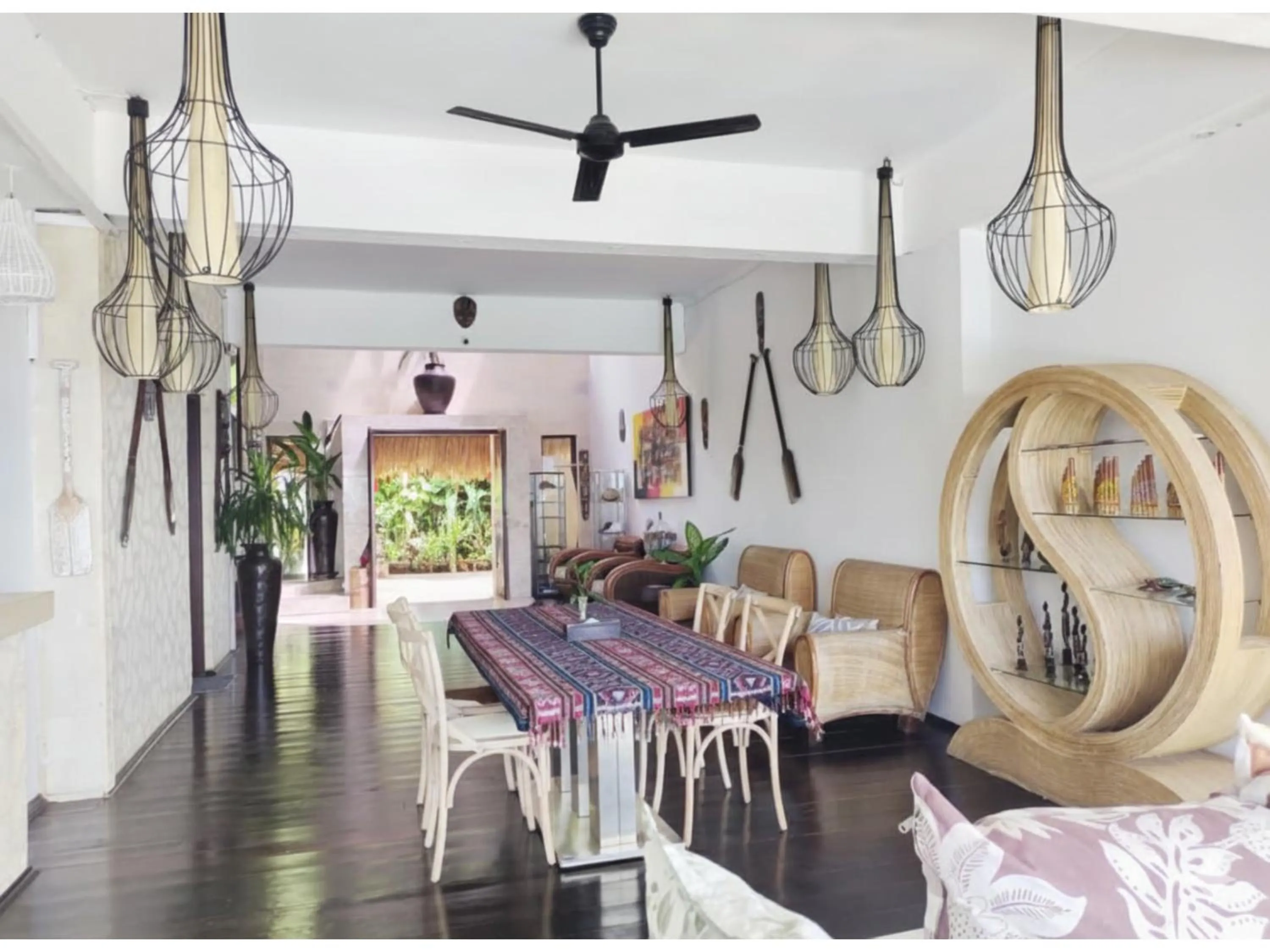 Lobby or reception in Villa Umbrella Lombok