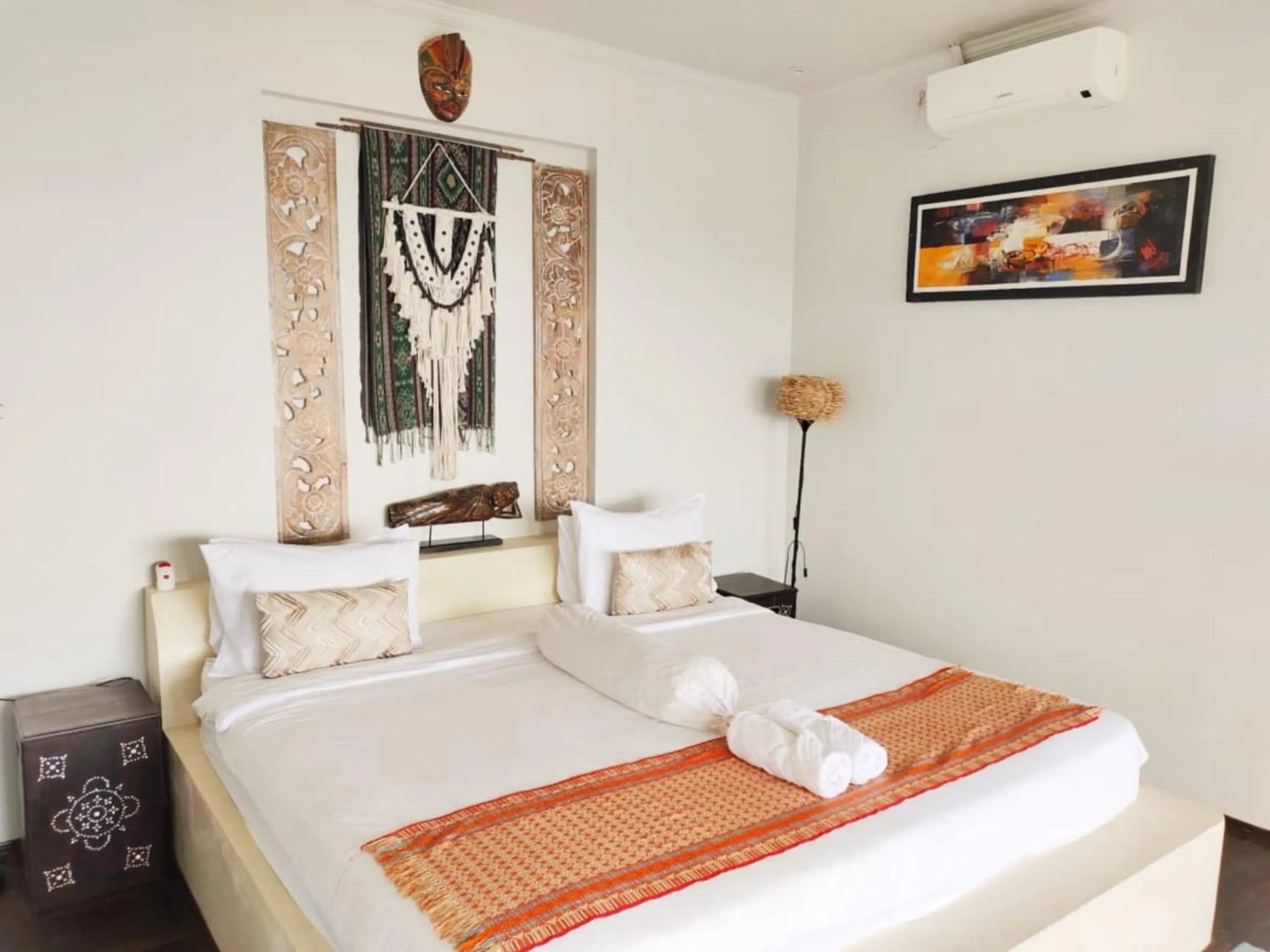 Balcony Sunset View in Villa Umbrella Lombok