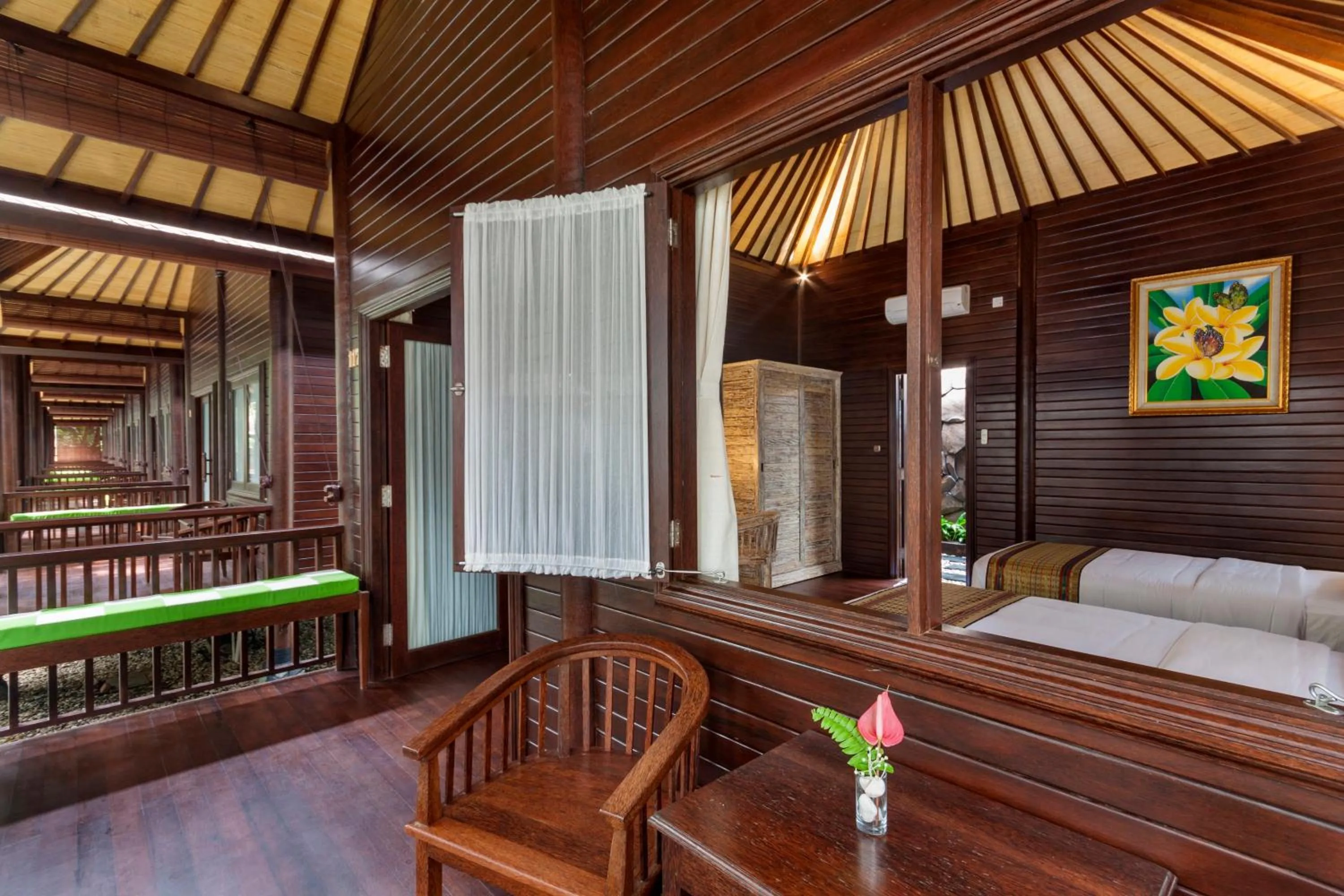 Living room, Bed in Coconut Boutique Resort