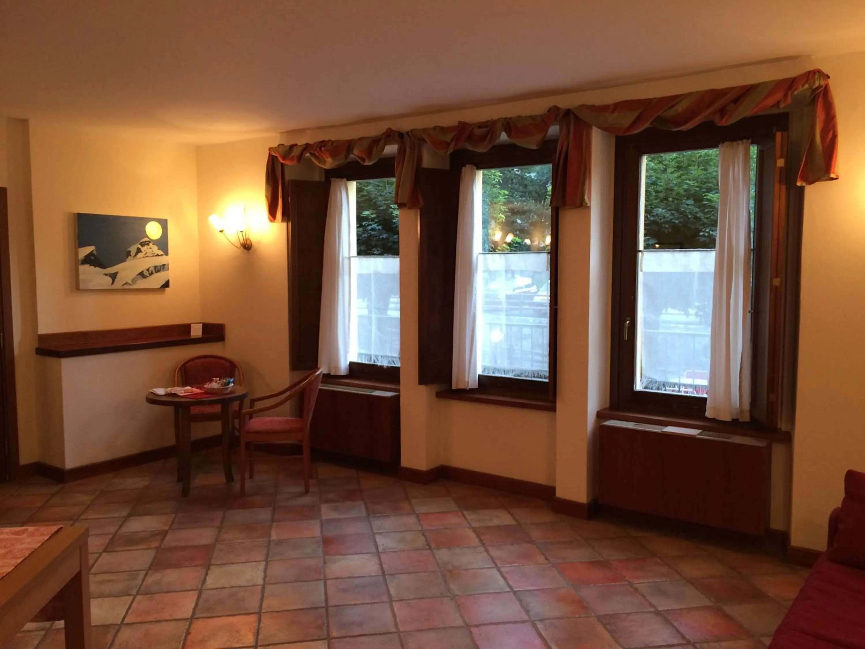 Seating area in R.T.A. Hotel Monte Rosa