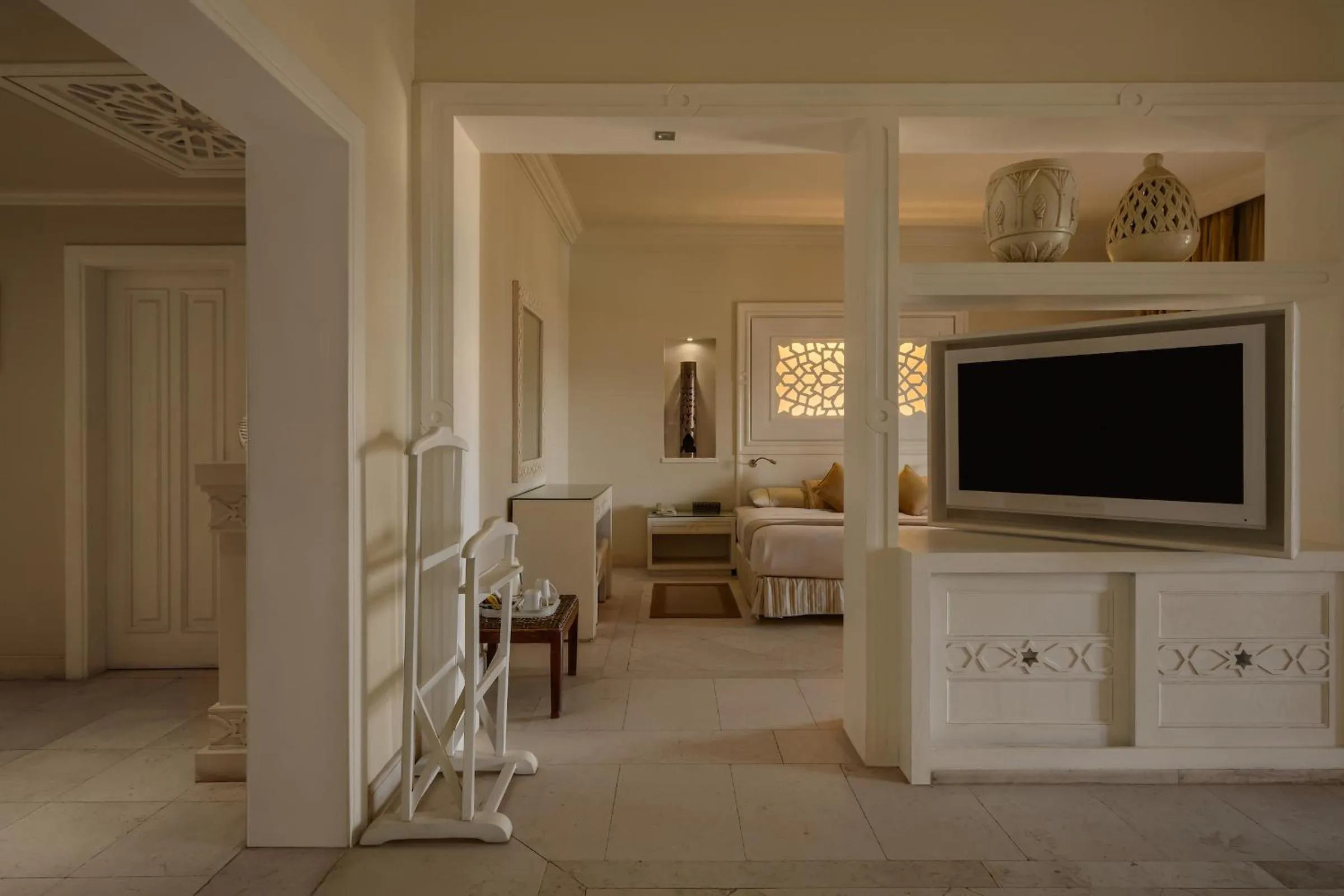 Bedroom, Bed in The Makadi Spa Hotel - Couples Only 18 Years Plus