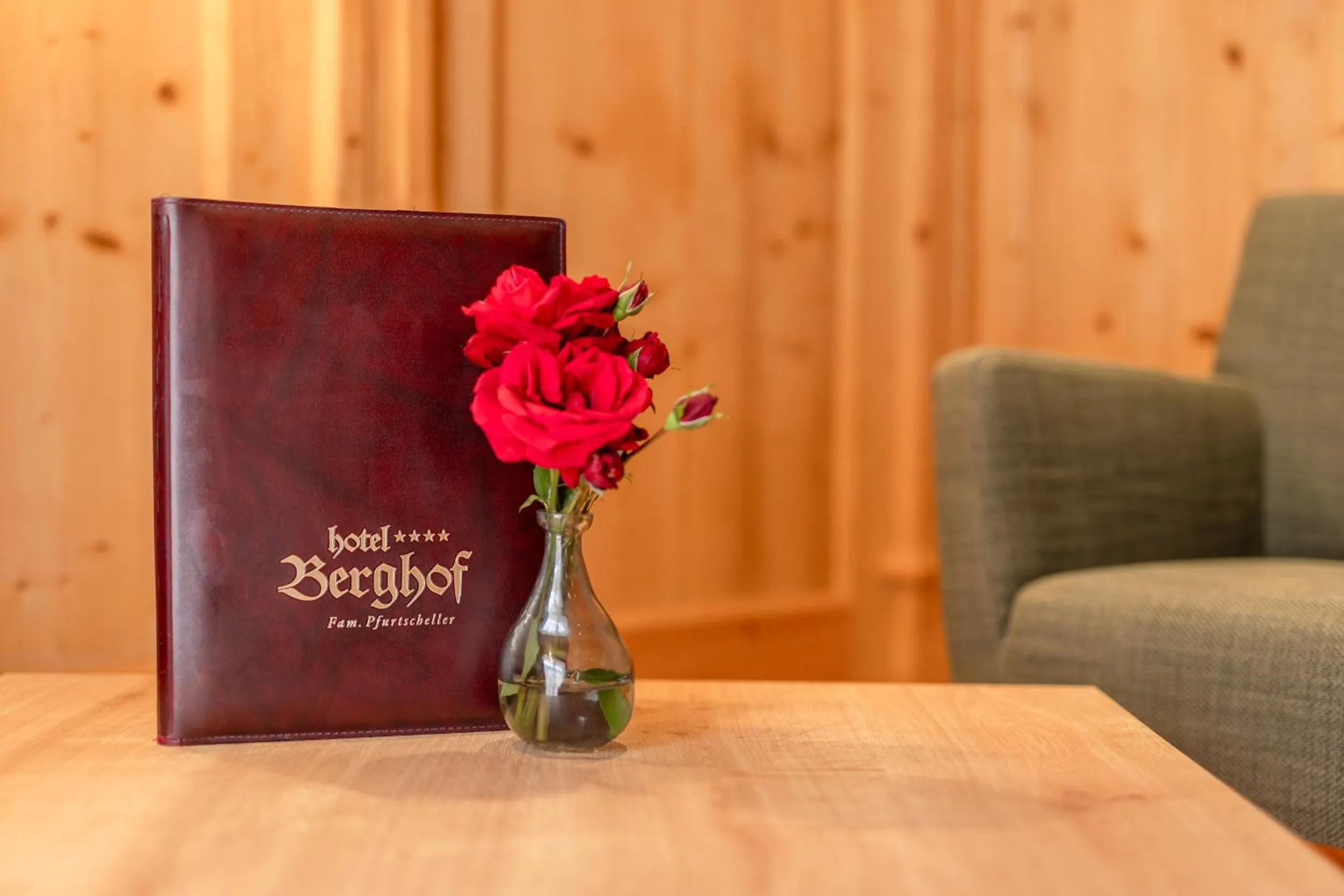 Seating area in Hotel Berghof