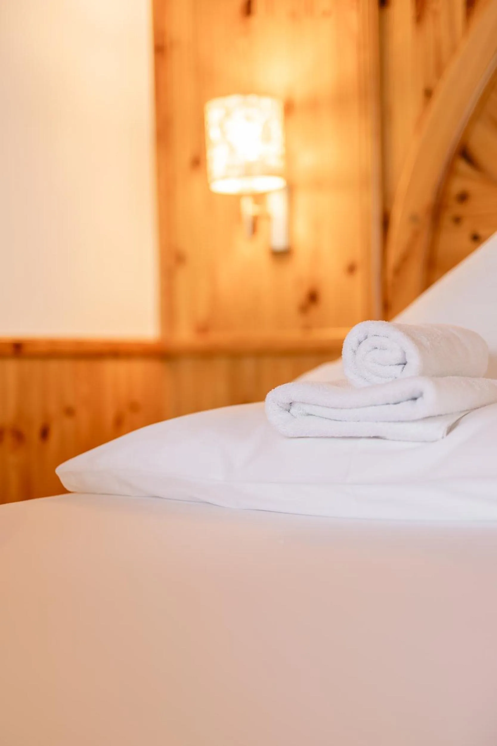 Bed in Hotel Berghof