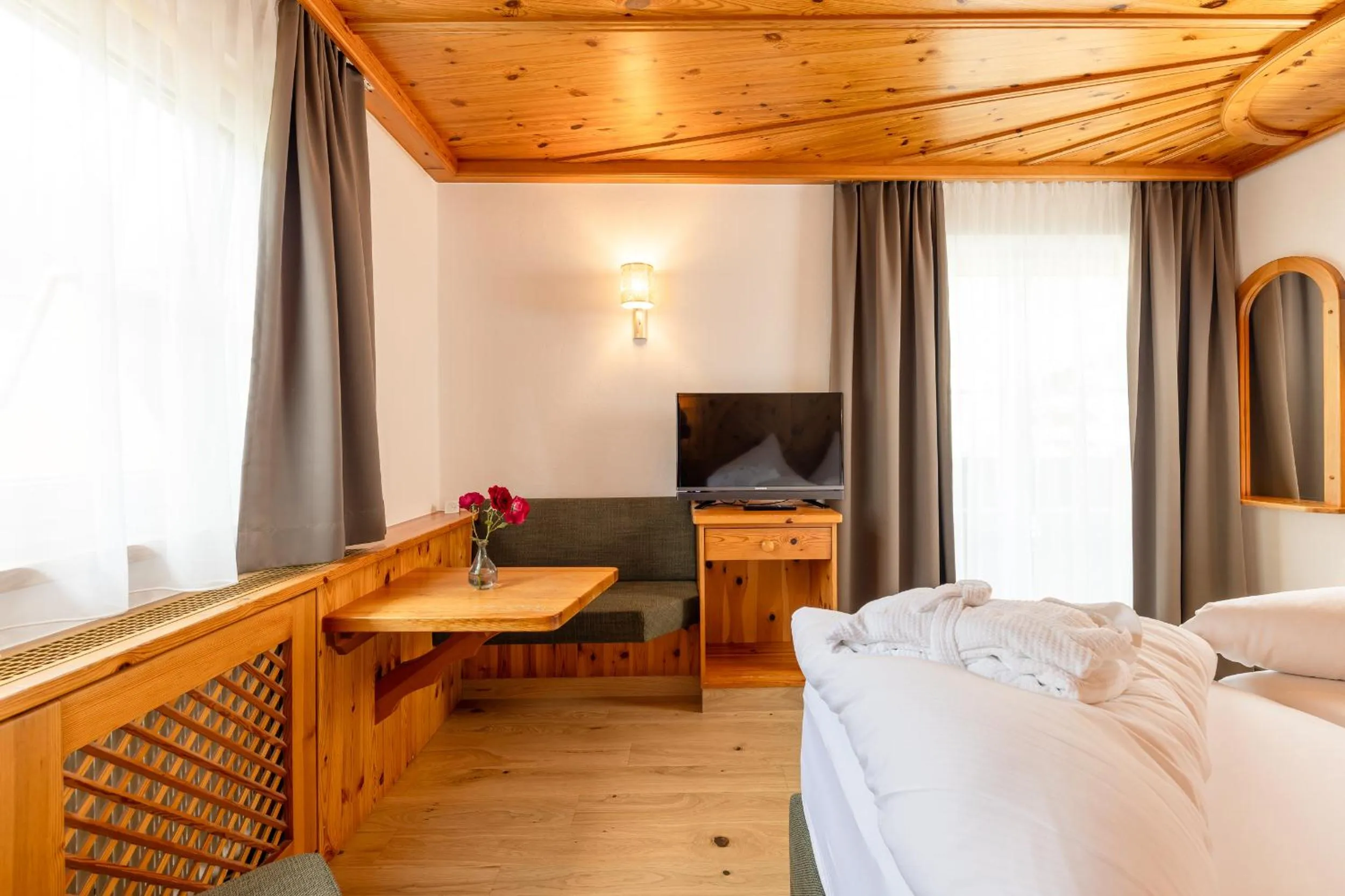 Bed in Hotel Berghof