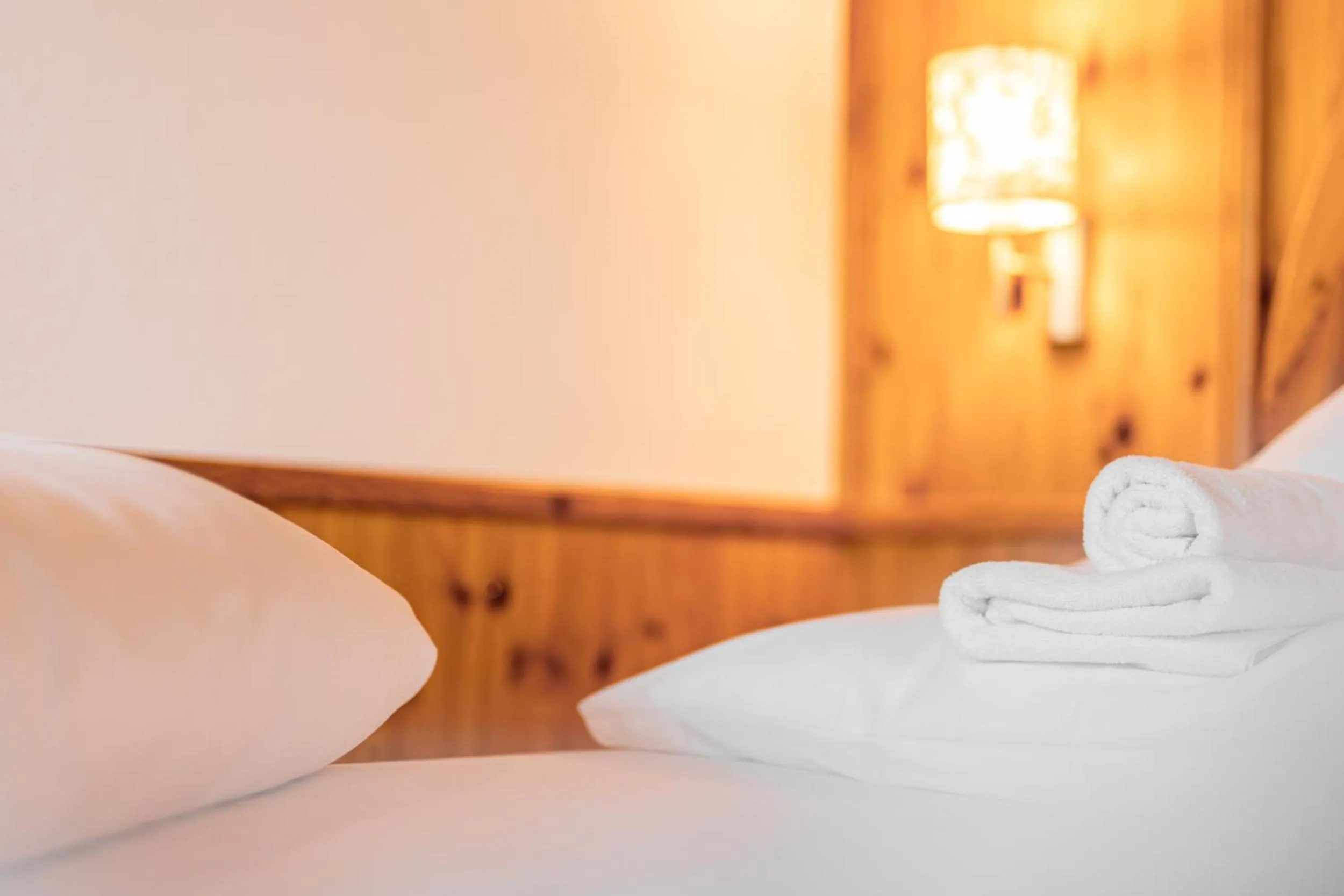 Bed in Hotel Berghof