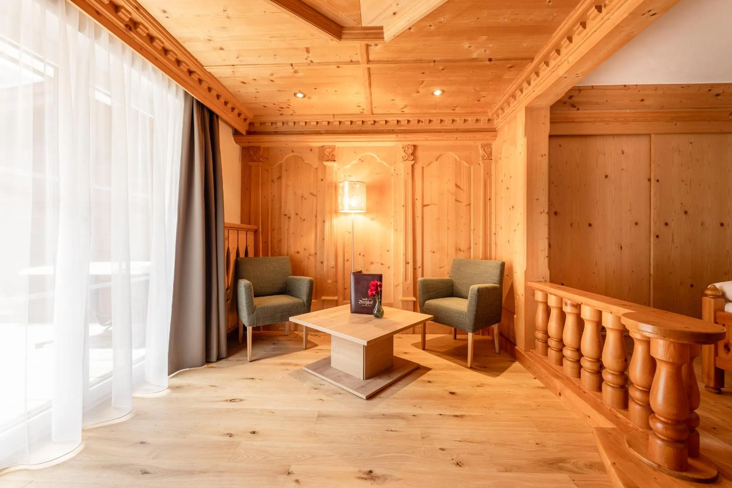 Seating area in Hotel Berghof