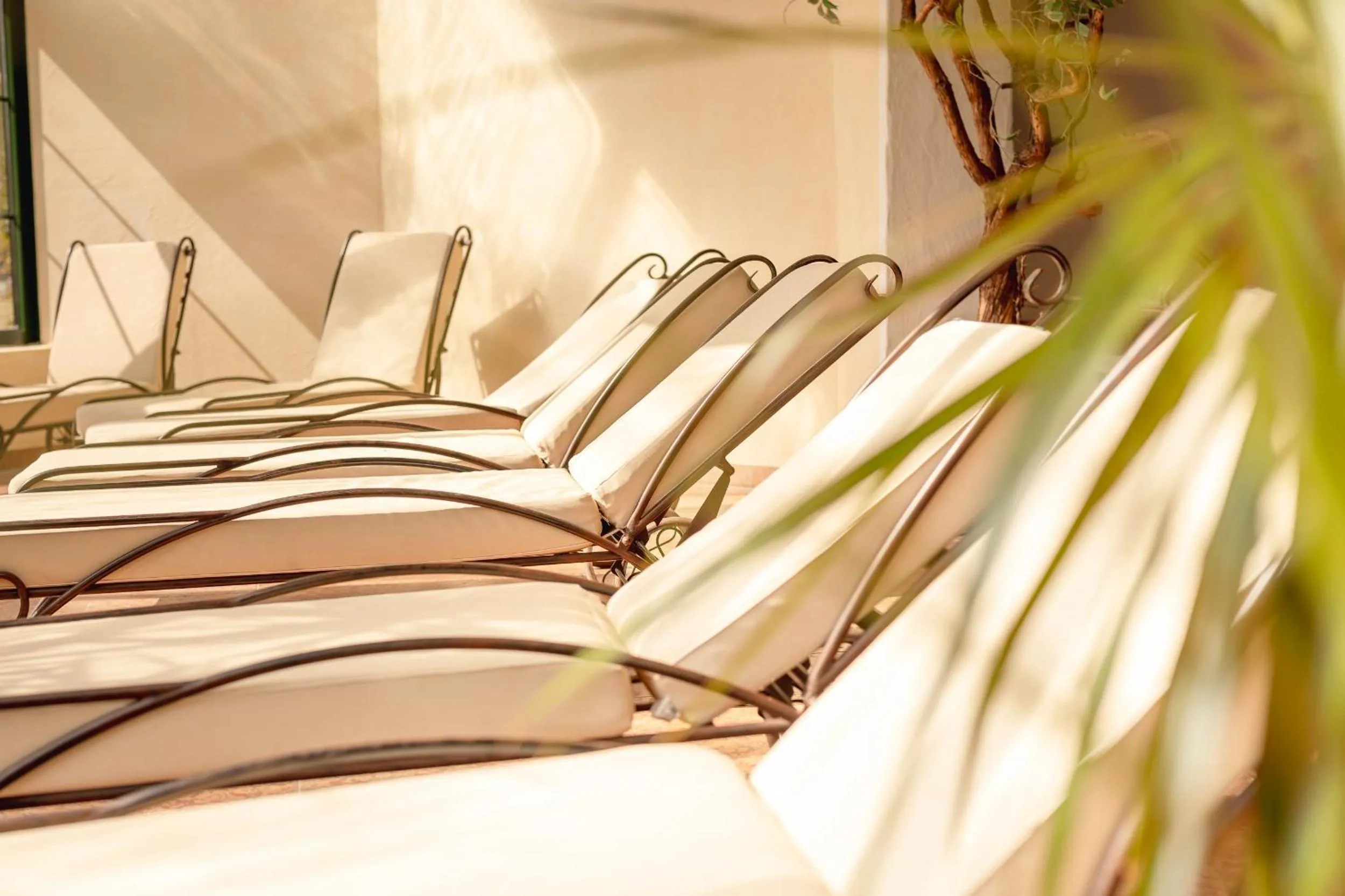 sunbed in Hotel Berghof