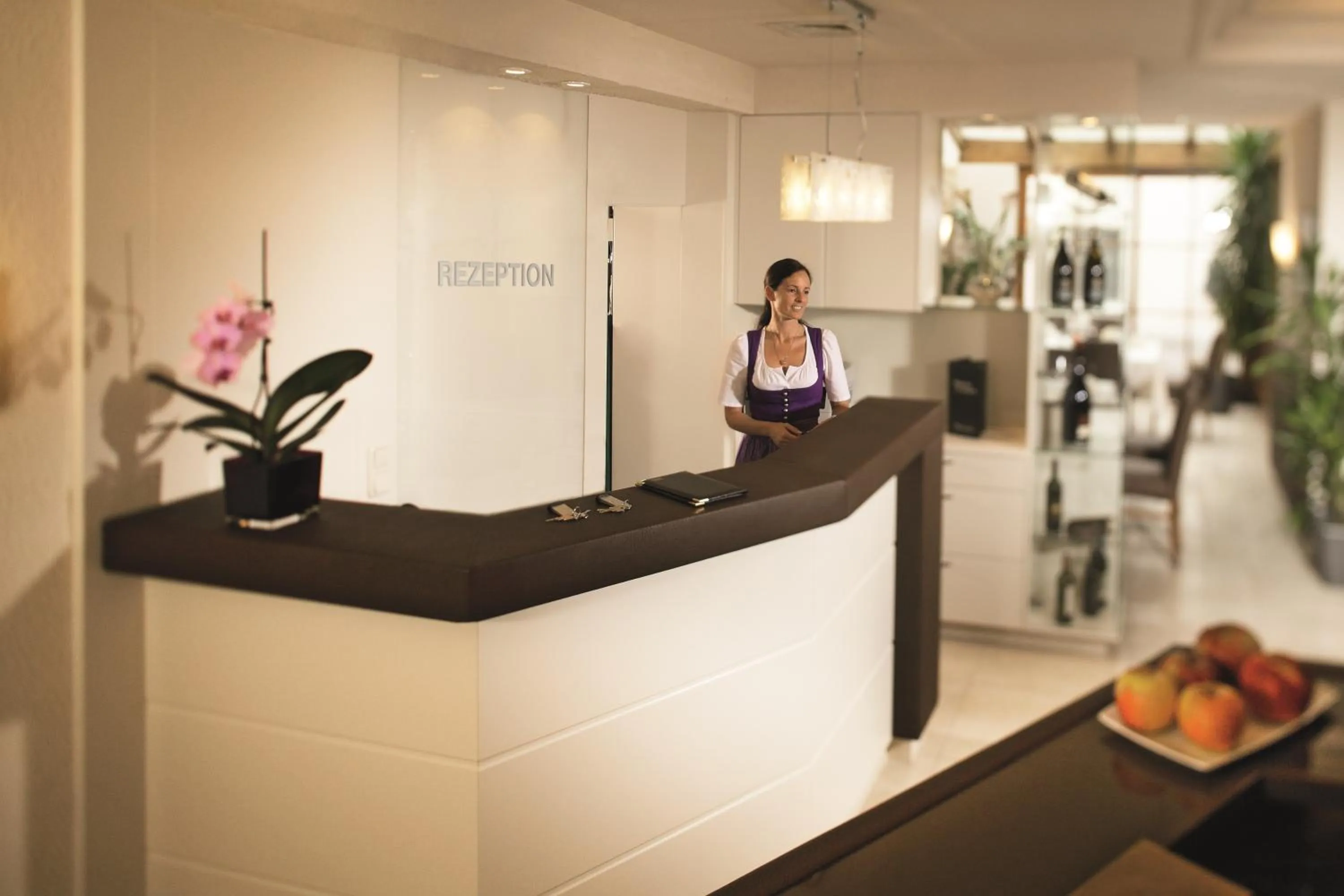 Lobby or reception in Hotel Römerstube