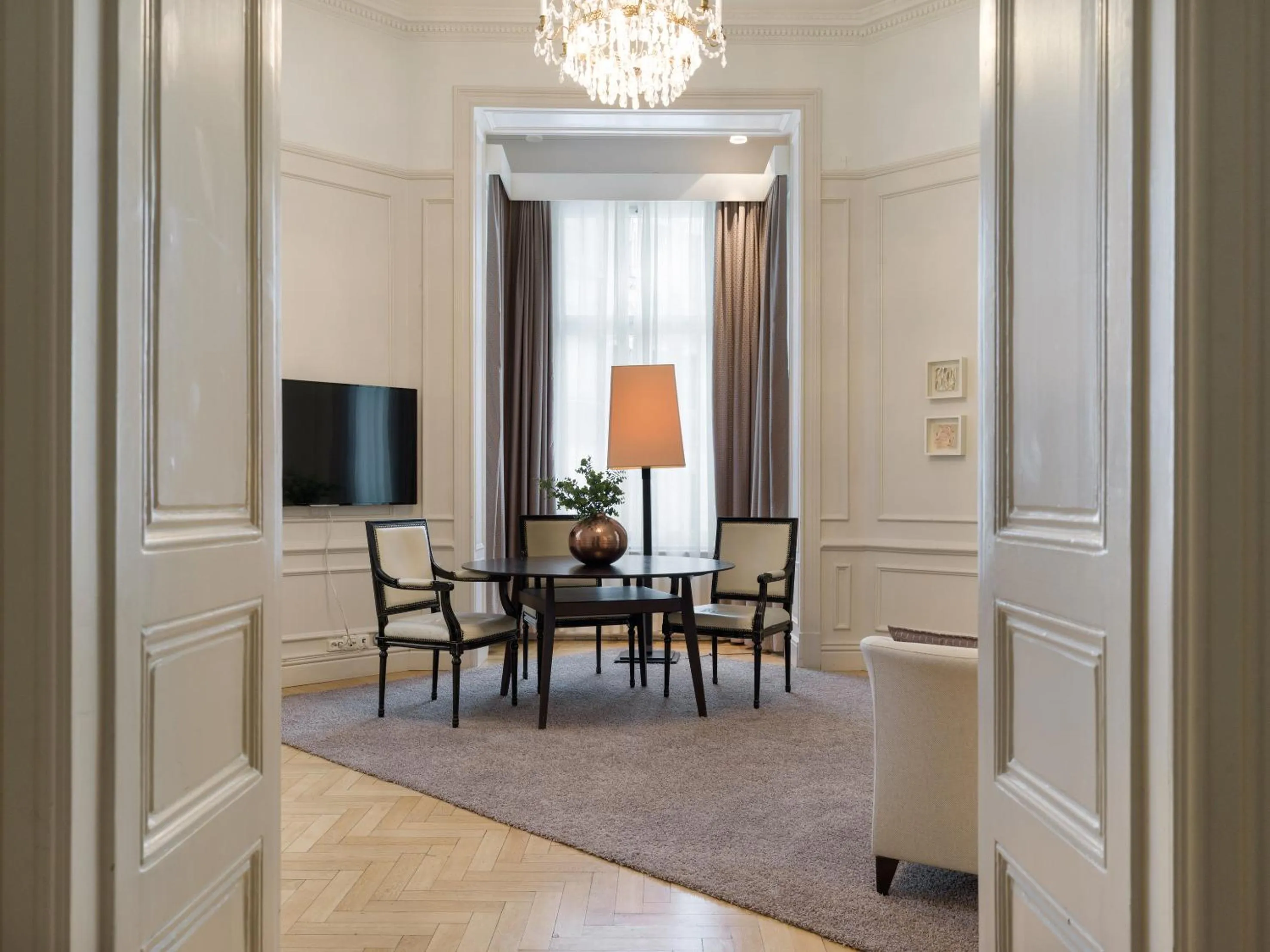 Living room in Elite Hotel Knaust