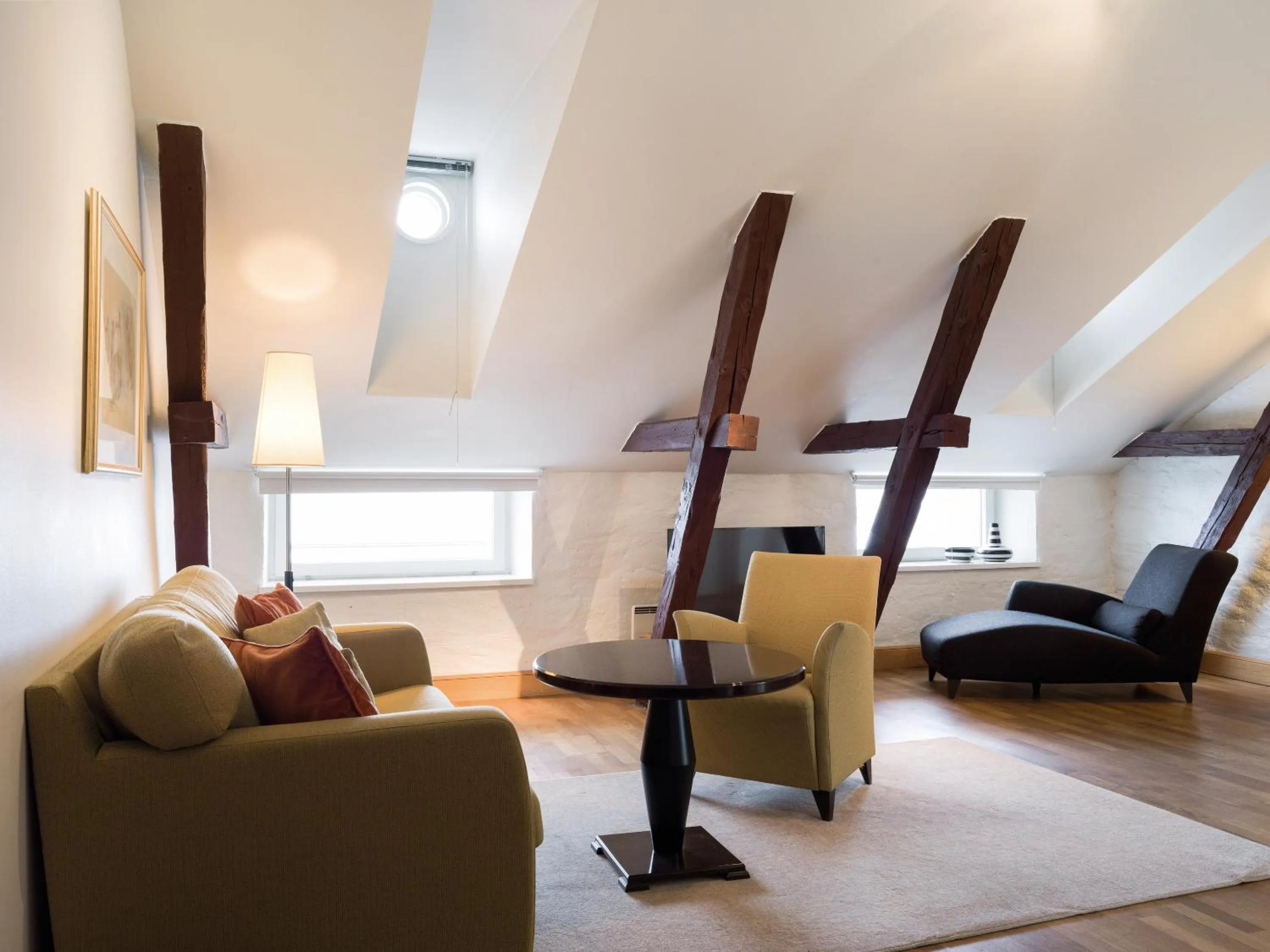 Living room in Elite Hotel Knaust