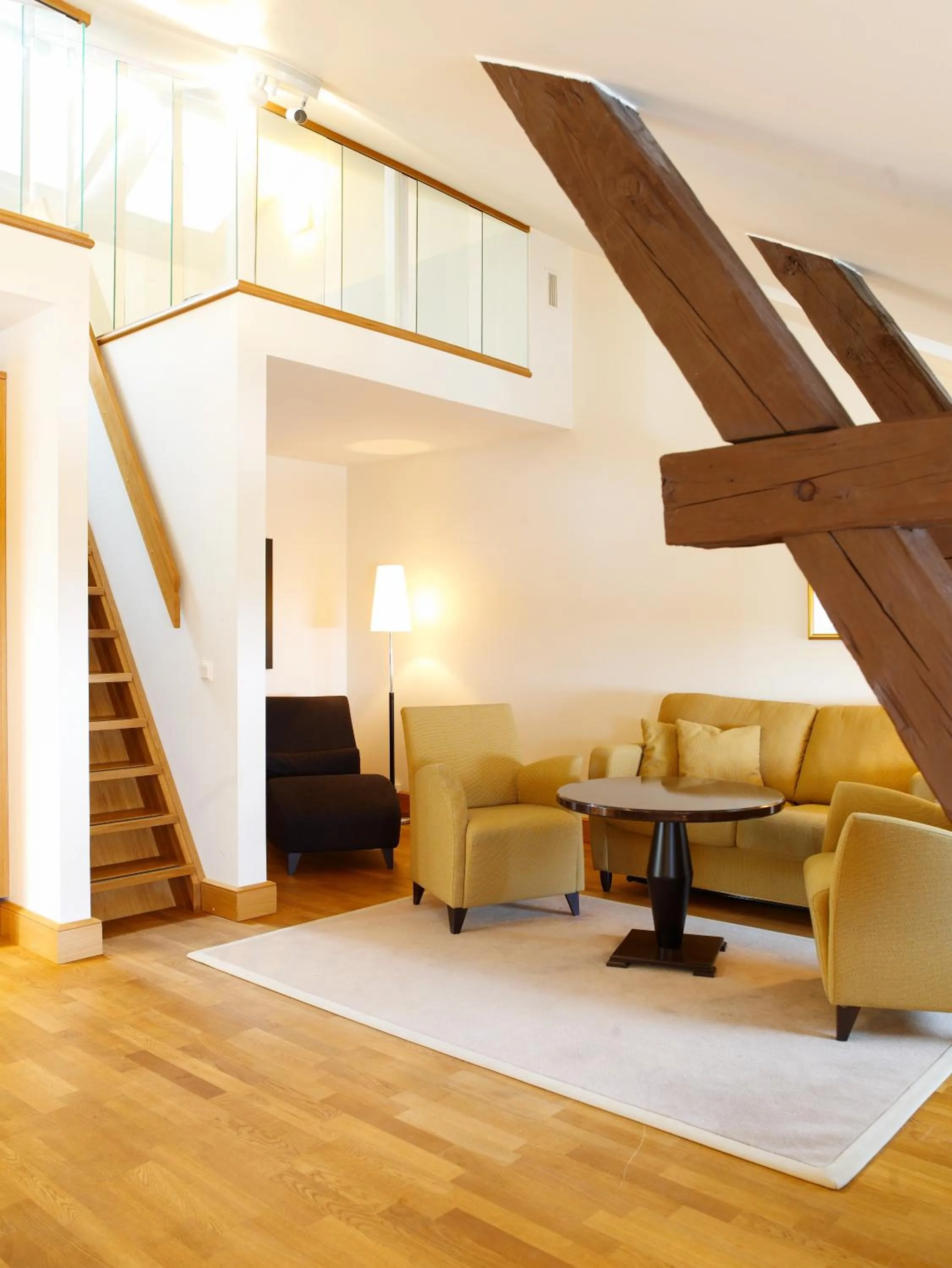 Seating area in Elite Hotel Knaust