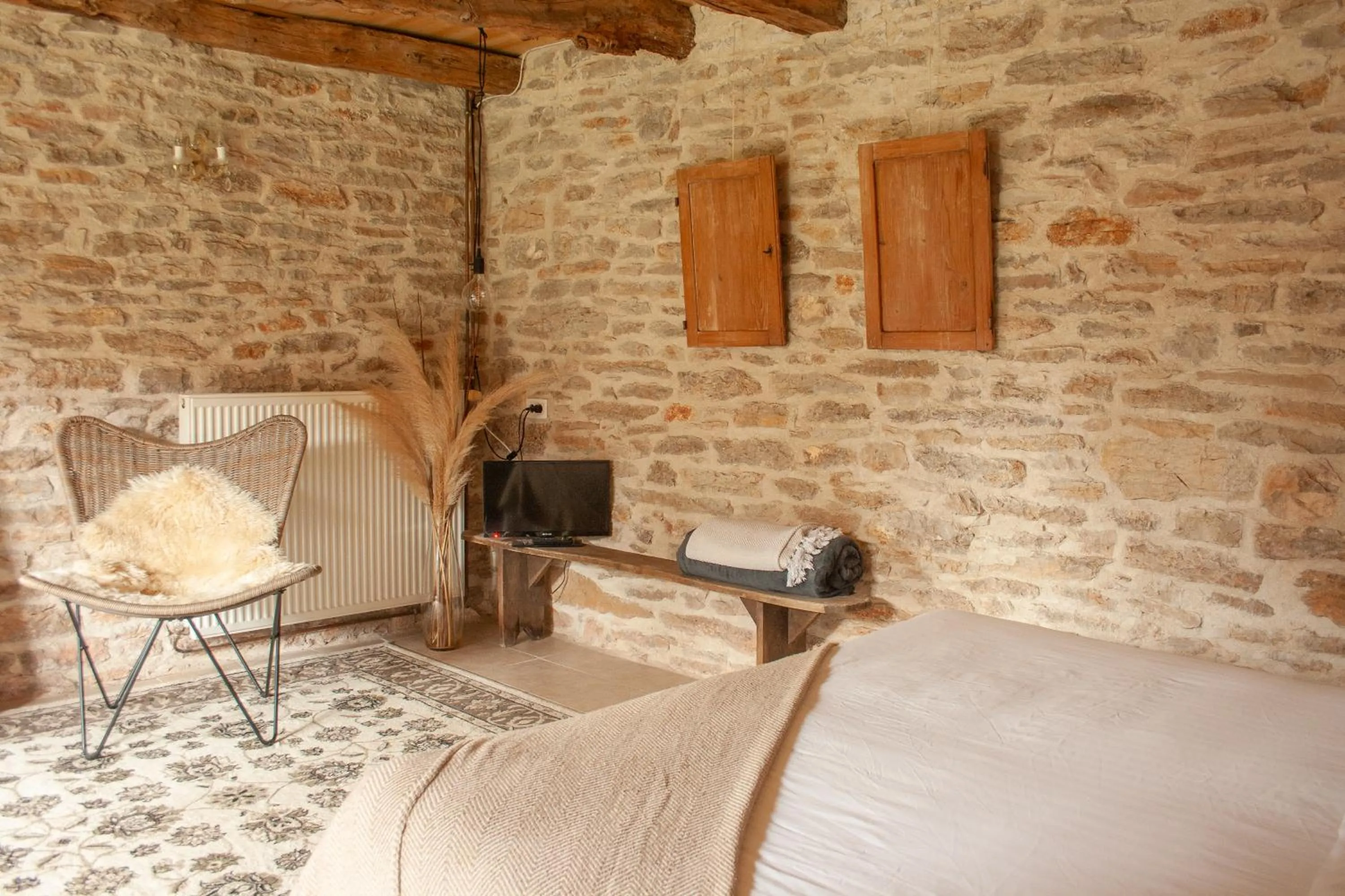 Bedroom, Bed in Chambres d'hôtes Pech Blanc