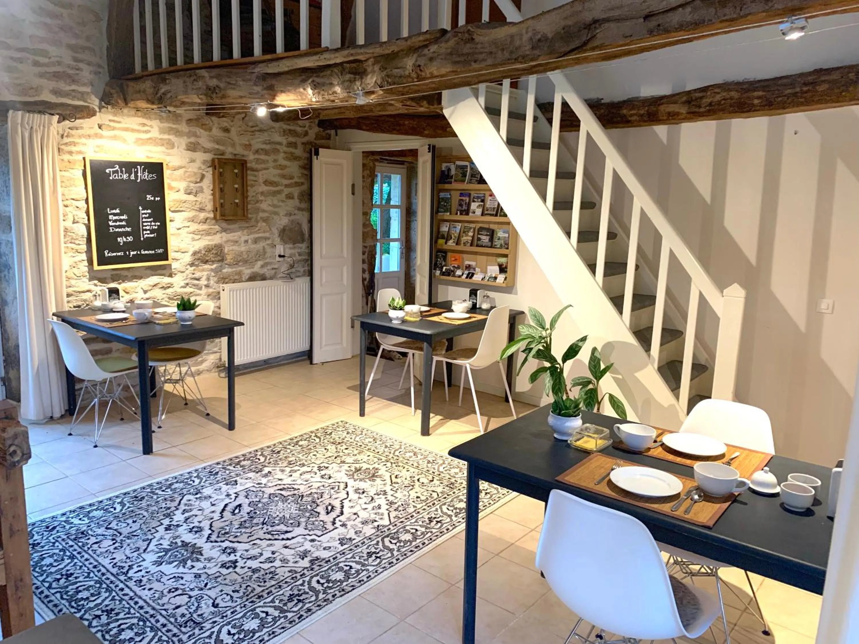 Dining area in Chambres d'hôtes Pech Blanc