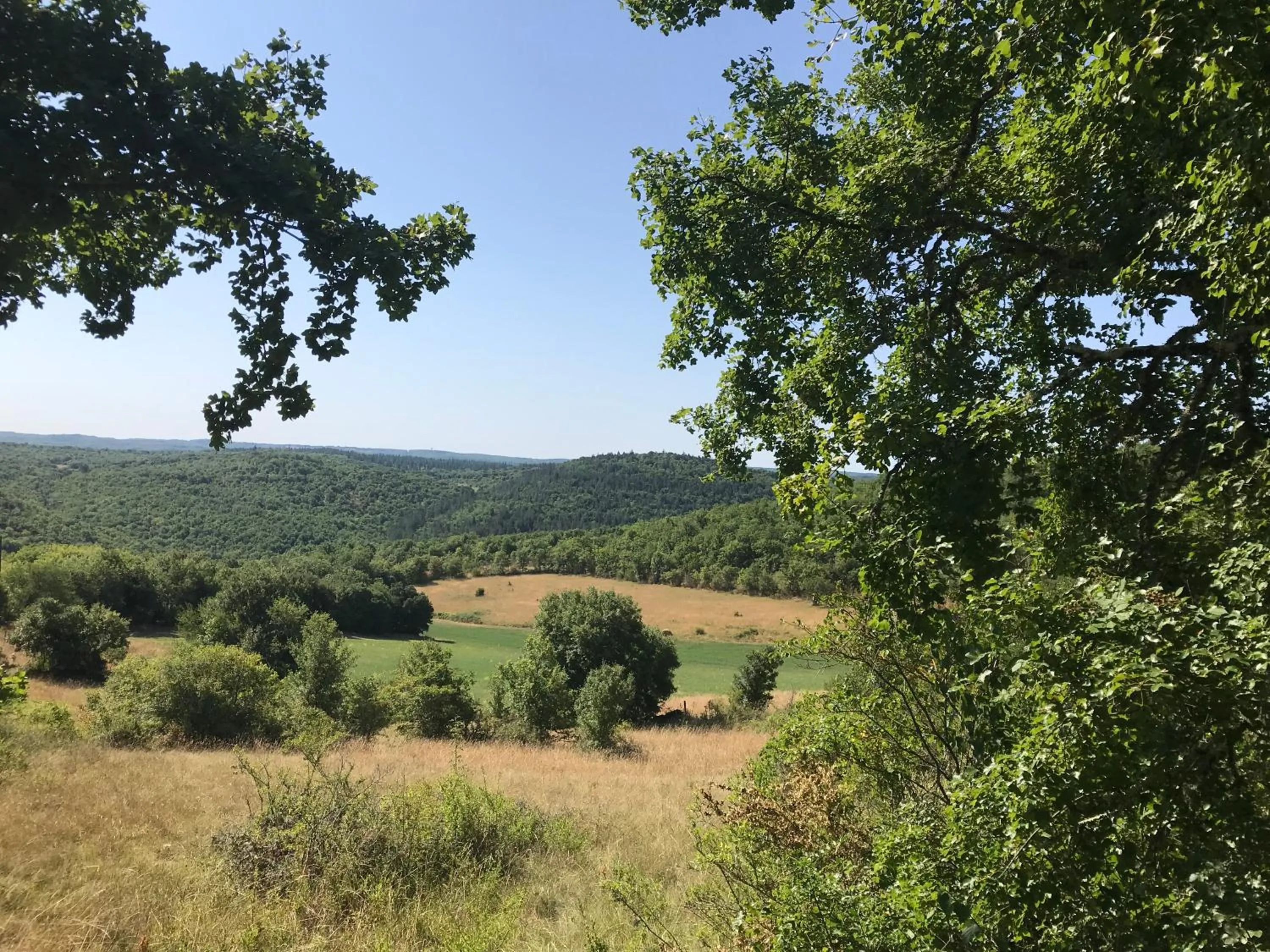 Natural landscape in Chambres d'hôtes Pech Blanc