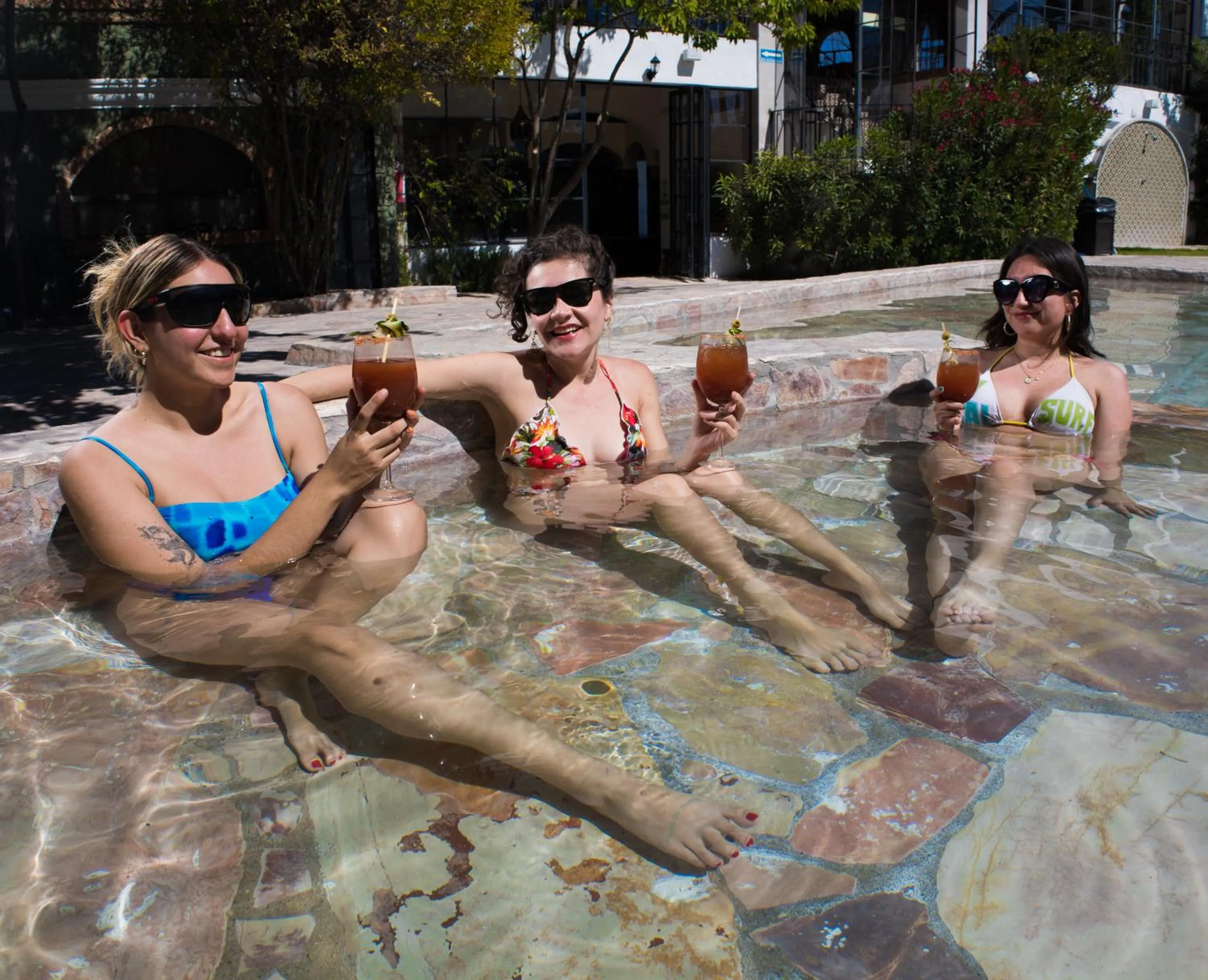 Swimming pool in Hacienda San Patricio