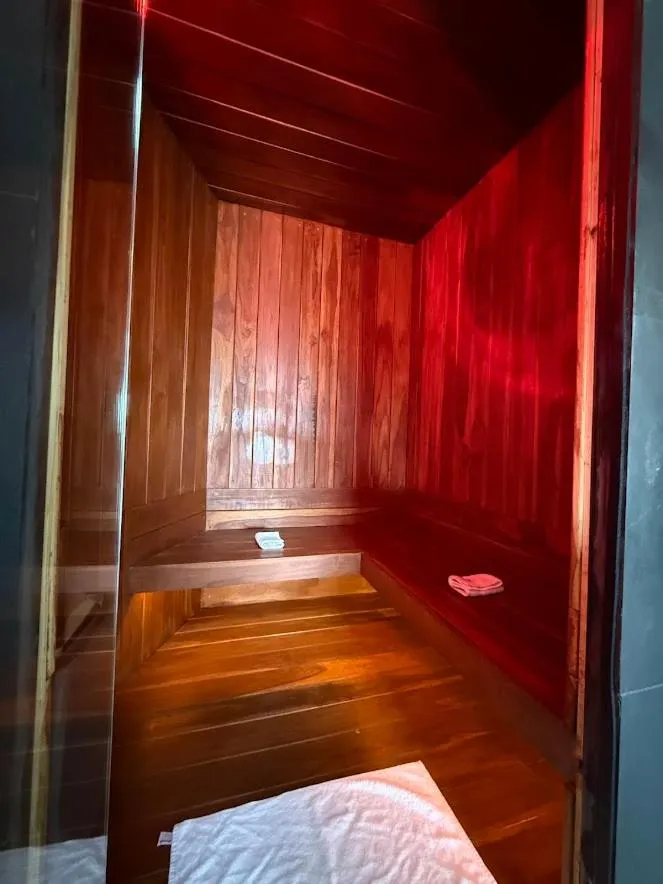 Sauna, Bed in Hacienda San Patricio