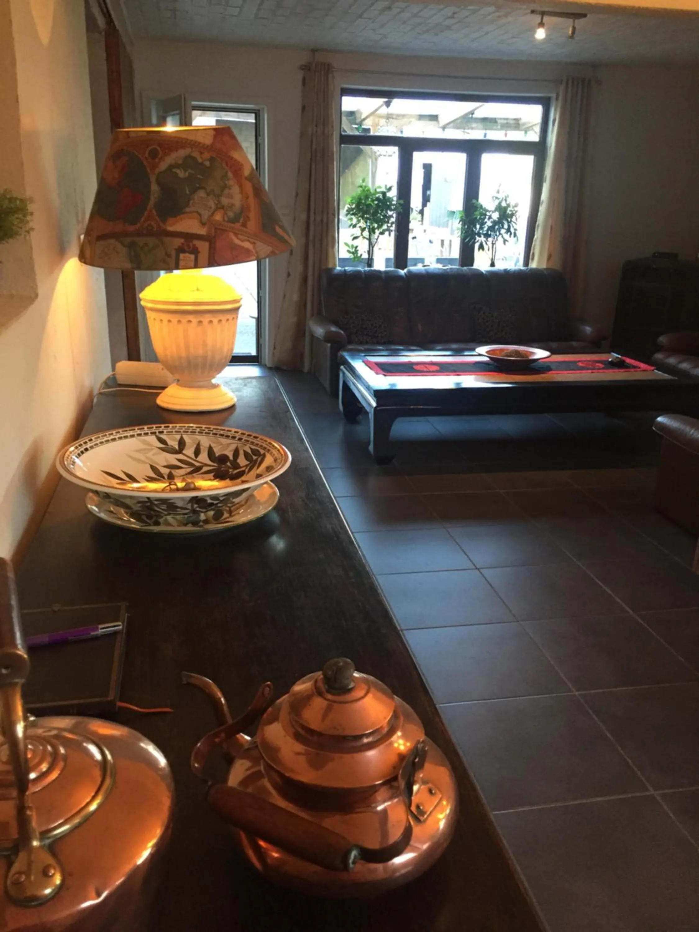 Decorative detail, Bed in B&B De Eifelhoeve