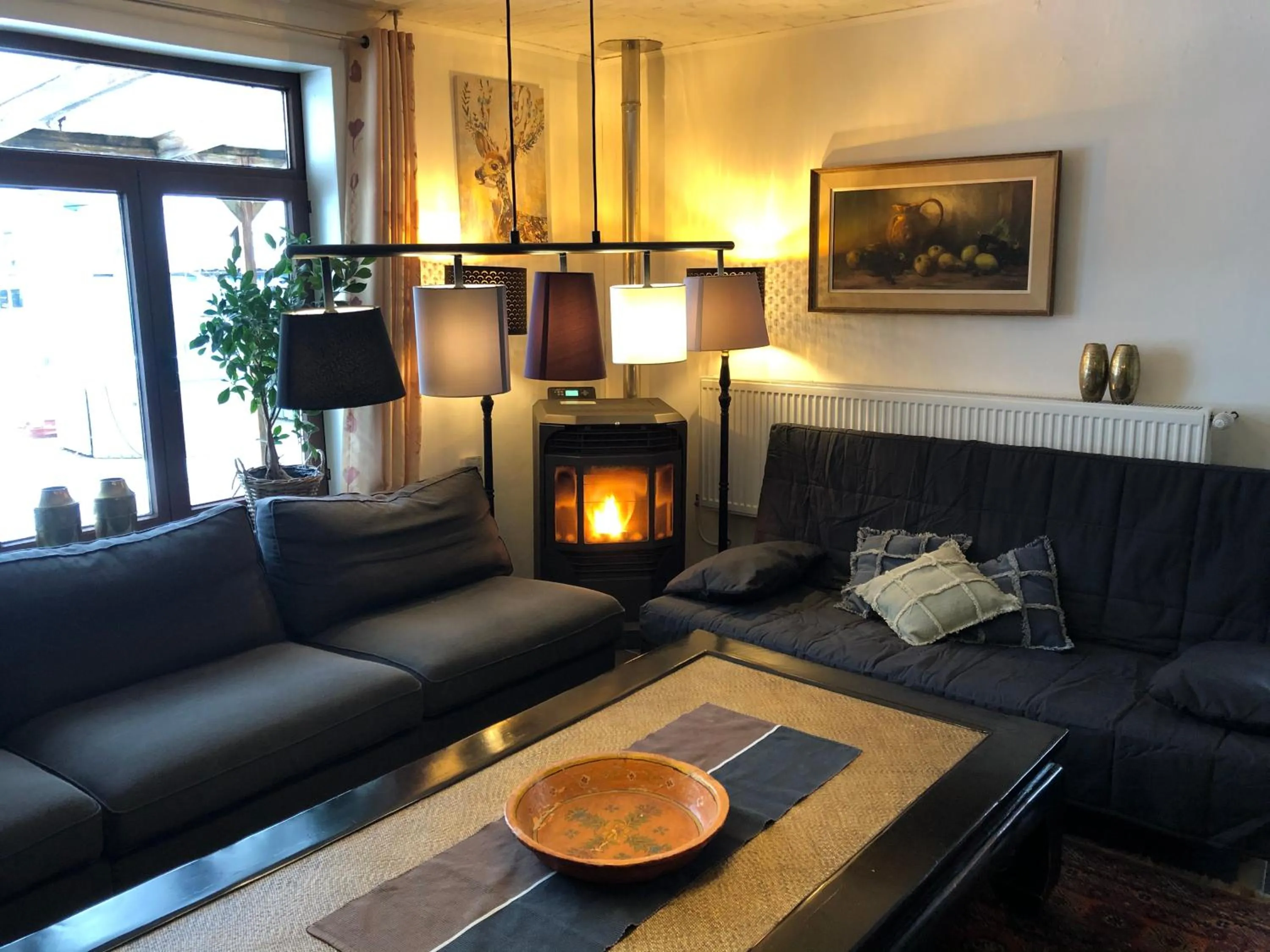 Living room in B&B De Eifelhoeve