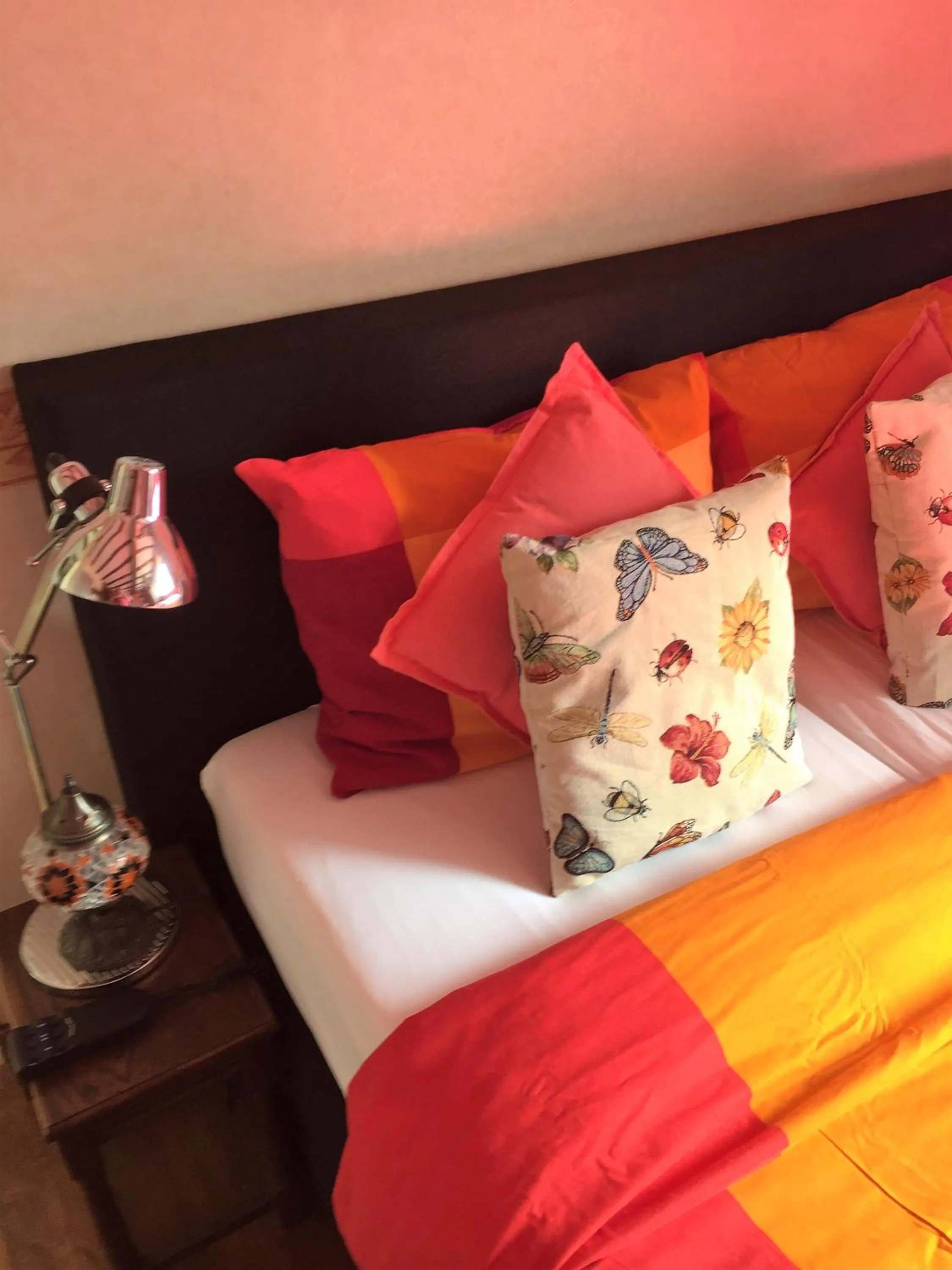 Decorative detail, Bed in B&B De Eifelhoeve