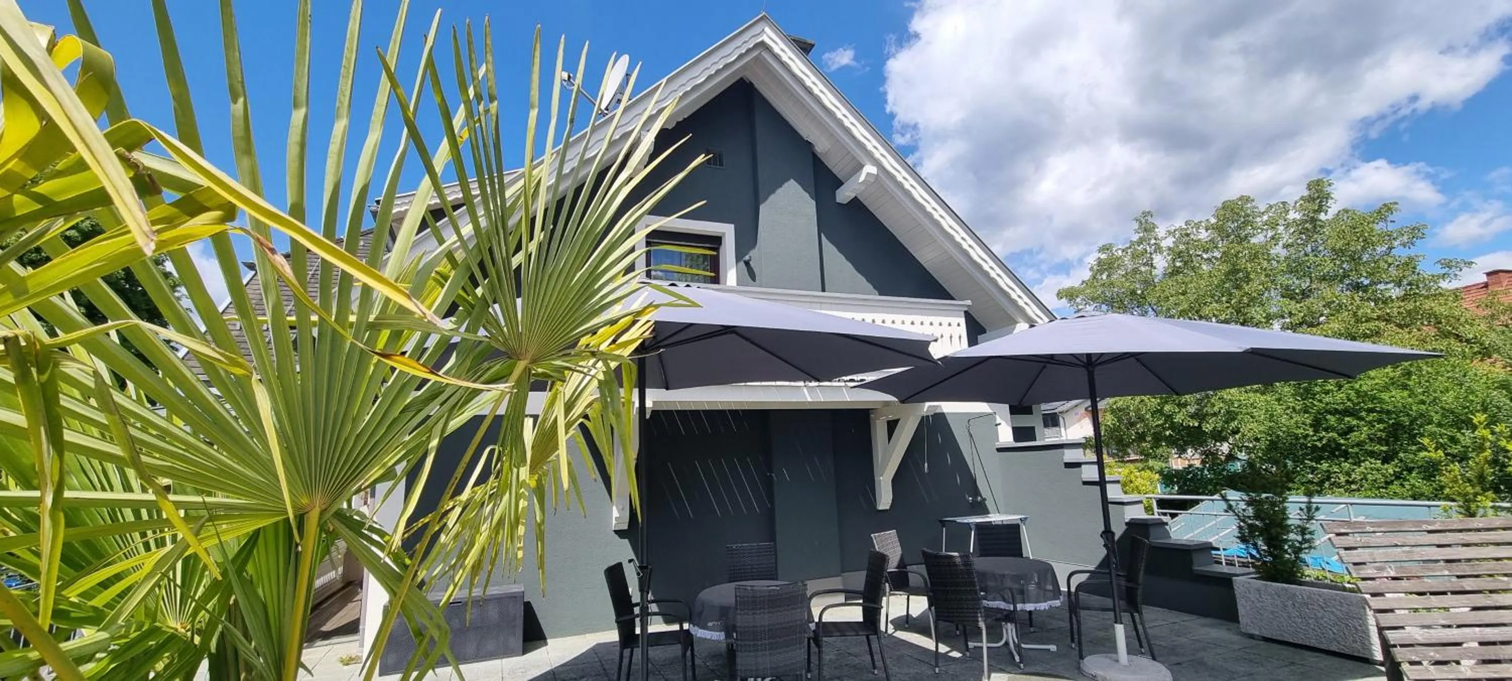 Patio in Pension Linder