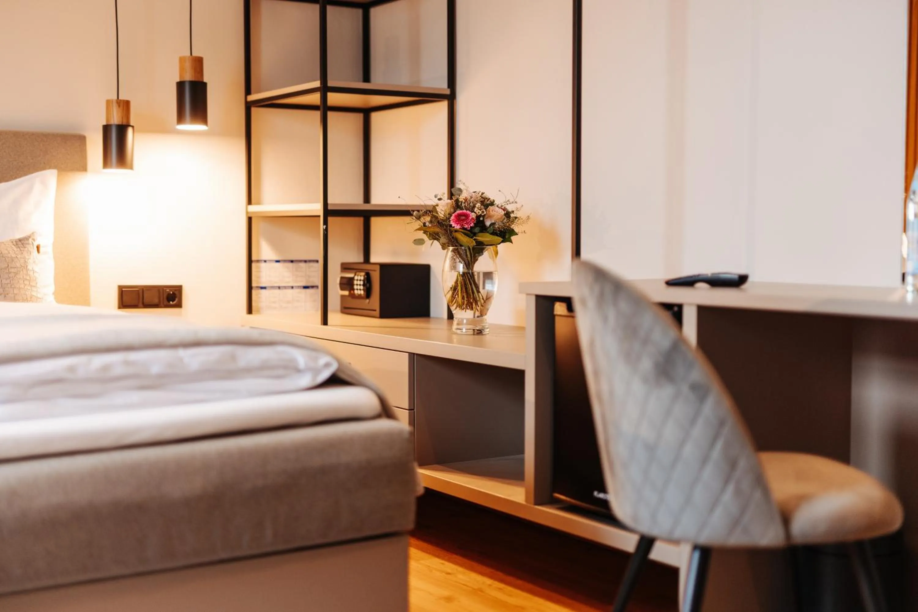 Decorative detail, Bed in Pension Linder